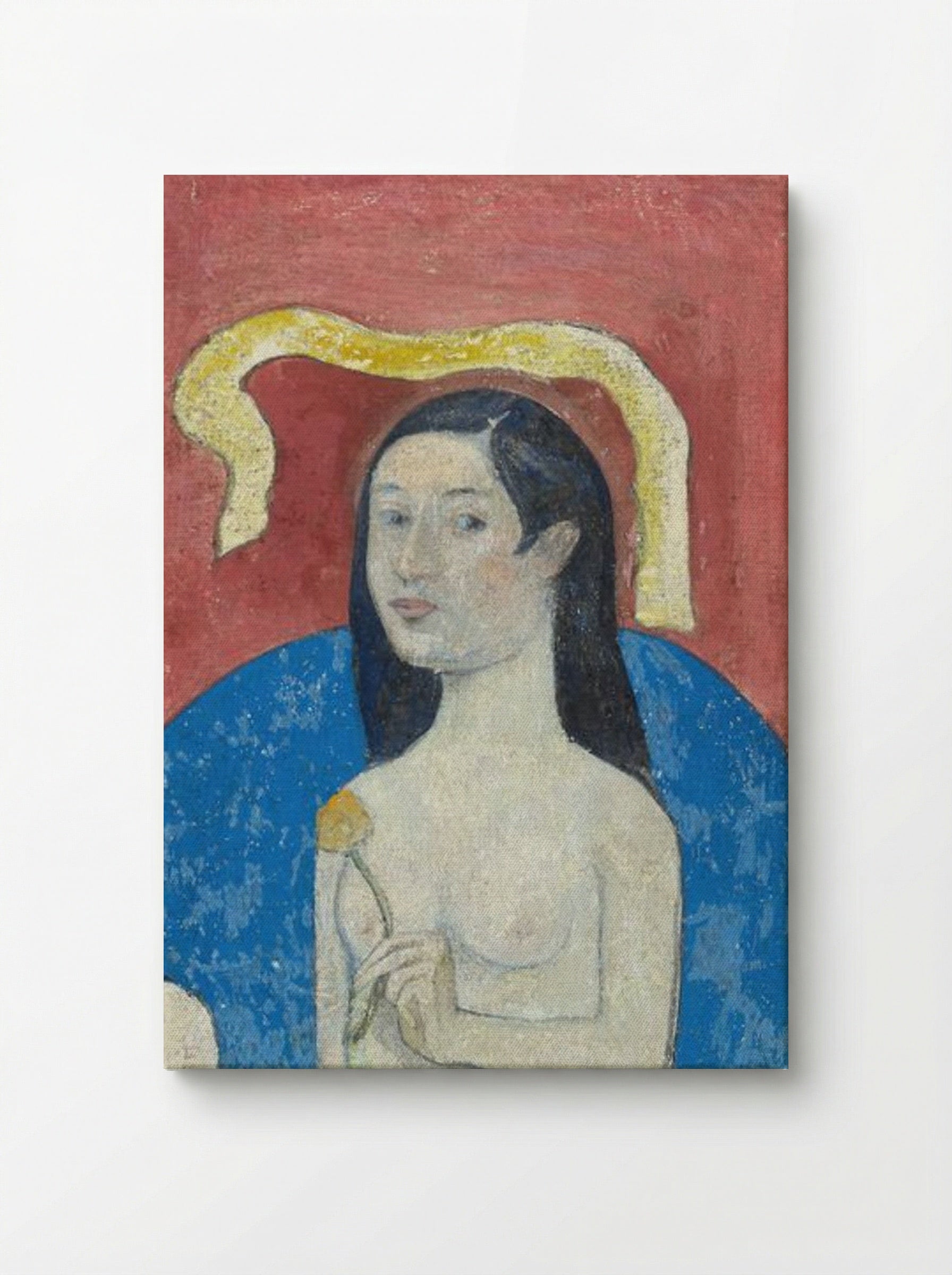 Portrait of the Artist's Mother, Eve - Paul Gauguin - Canvas