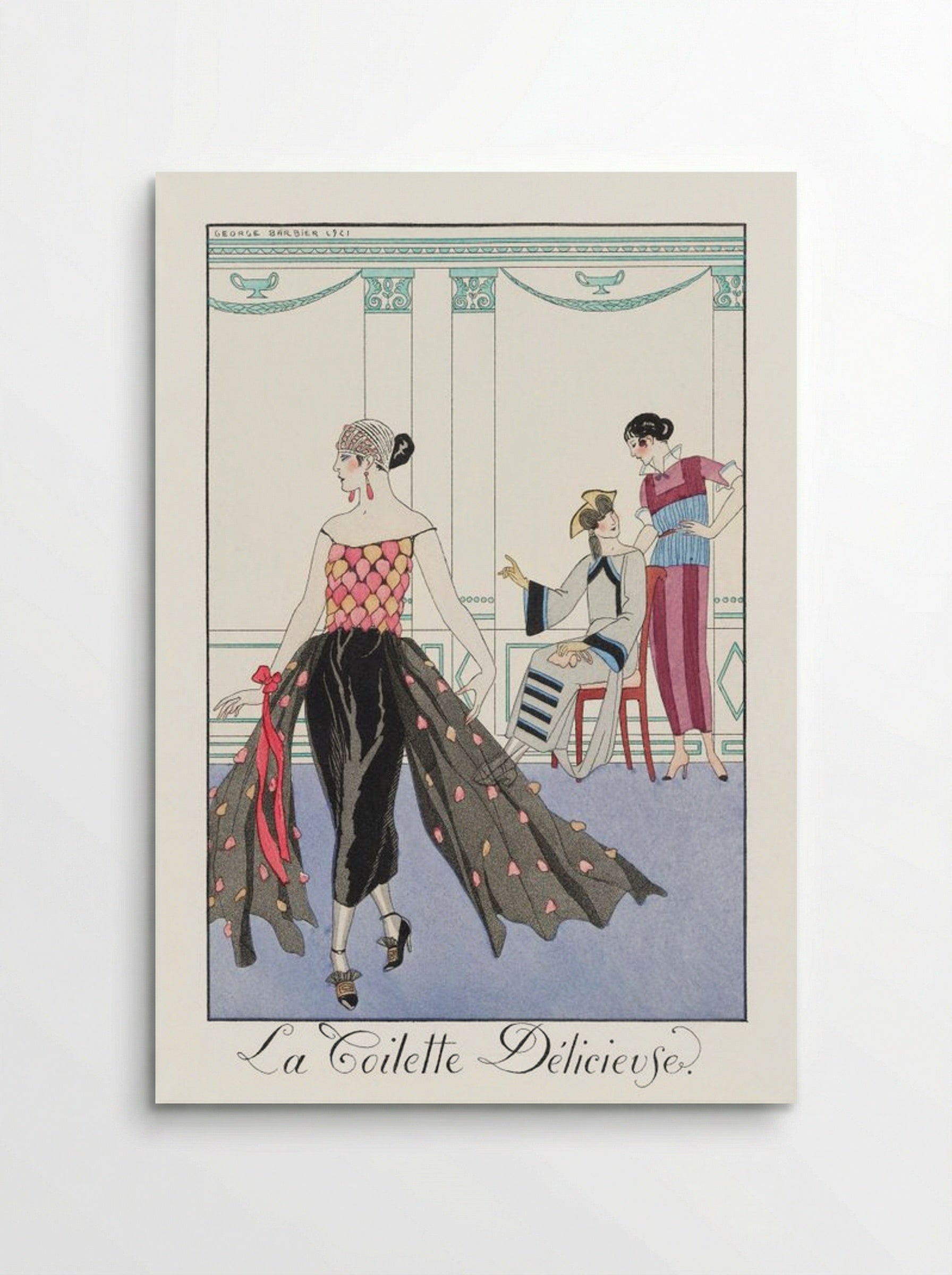 La Toilette Délicieuse - George Barbier - Poster