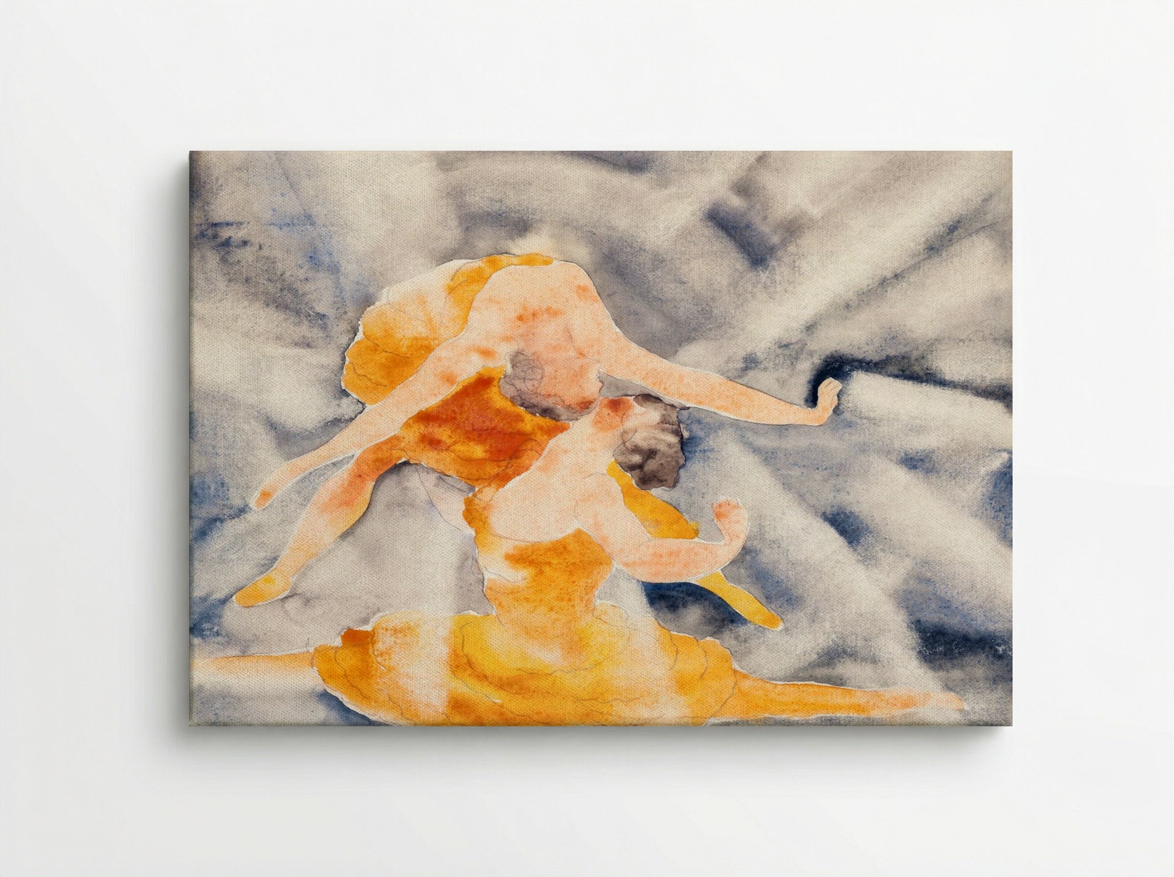 Two Women Acrobats - Charles Demuth - Canvas