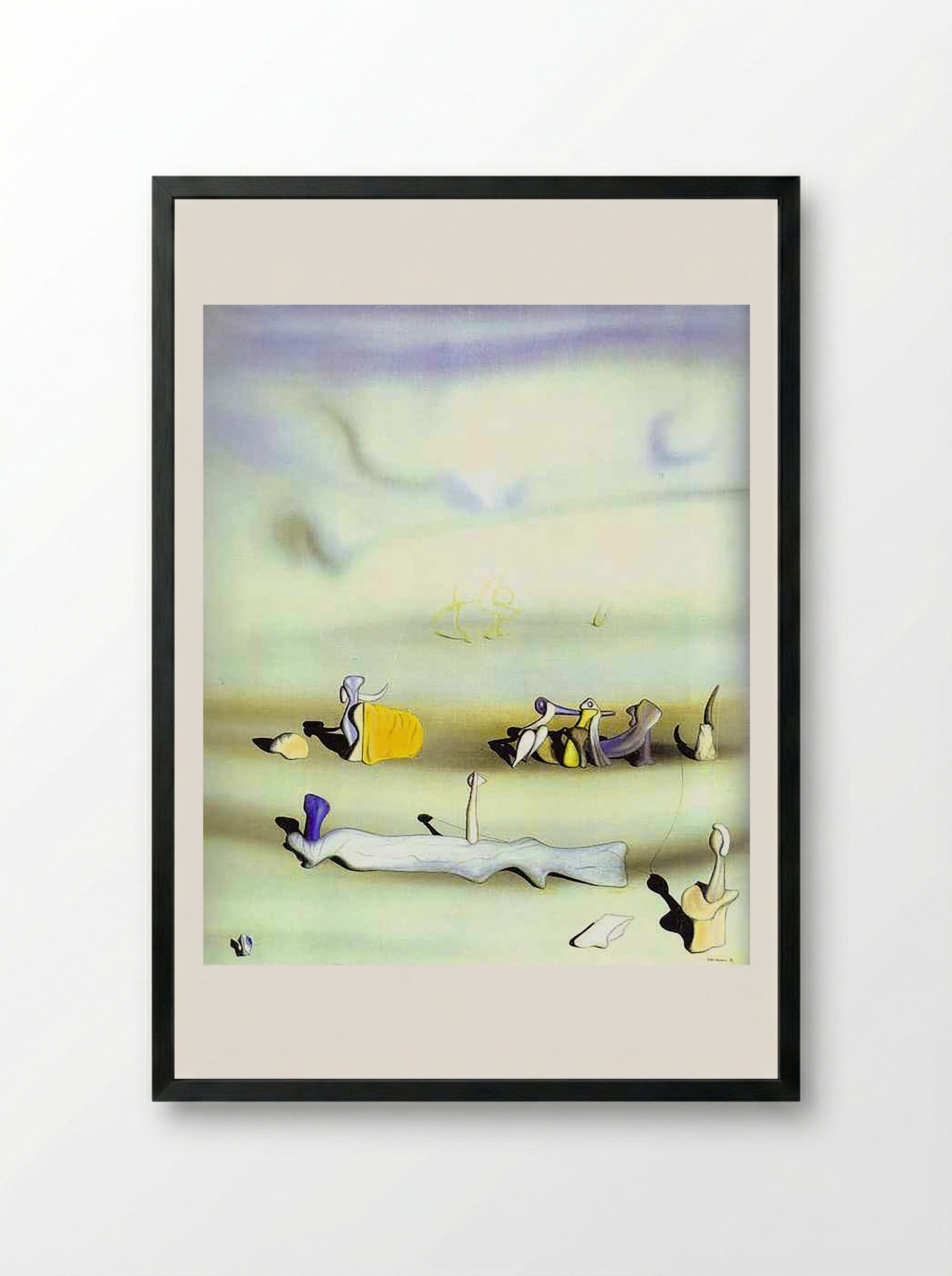Tomorrow - Yves Tanguy - Framed Print Black