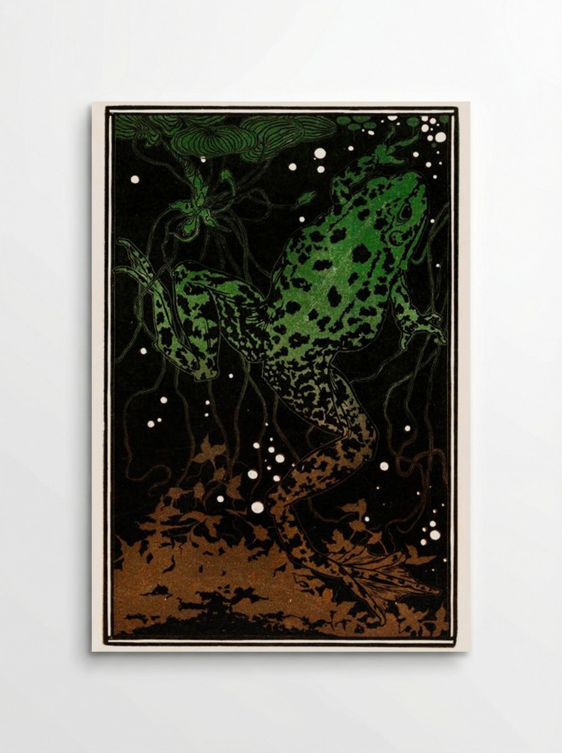 Swimming Frog - Julie de Graag - Poster