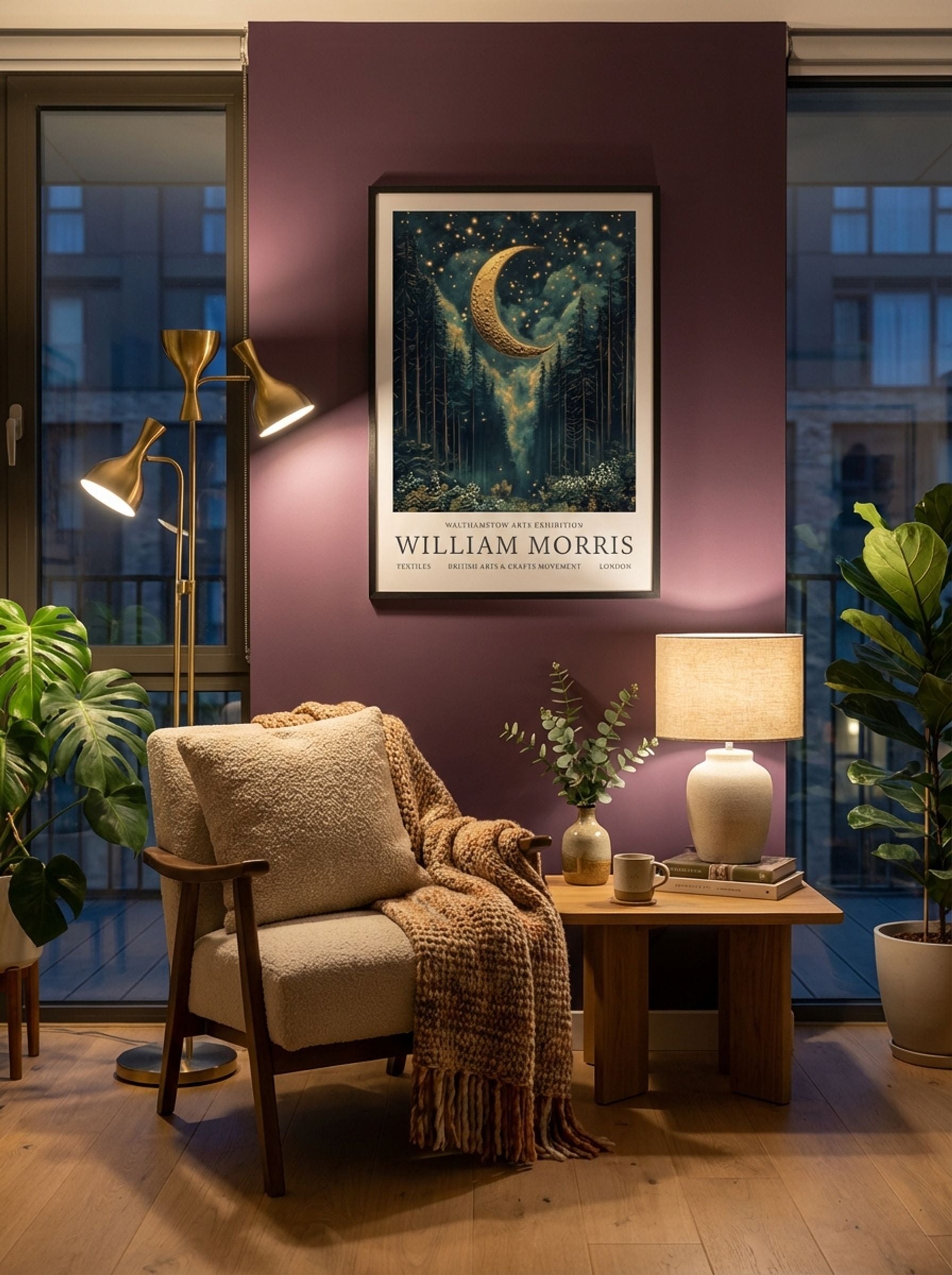 Crescent Canopy - William Morris