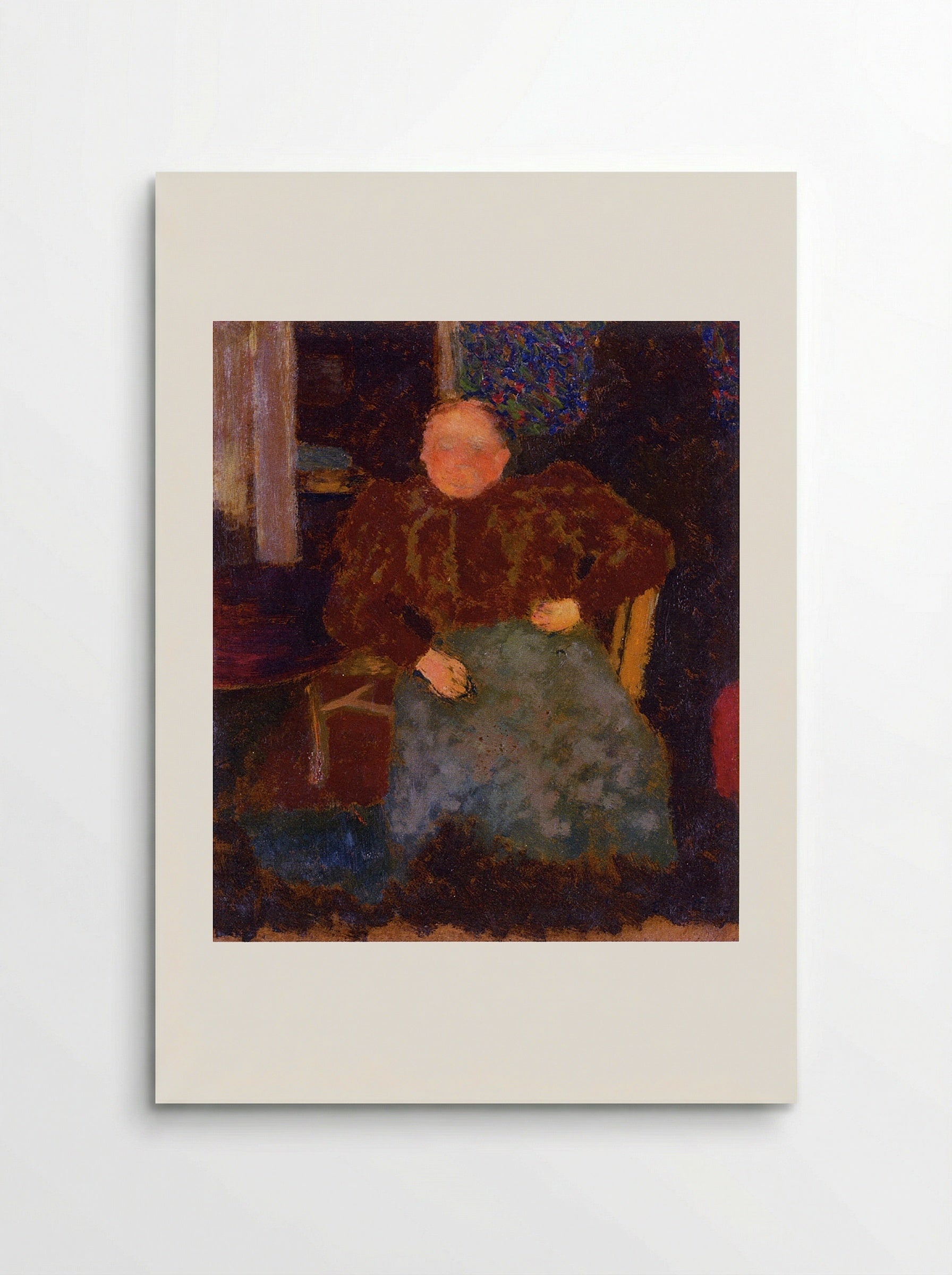 Madame Vuillard Seated - Édouard Vuillard - Poster