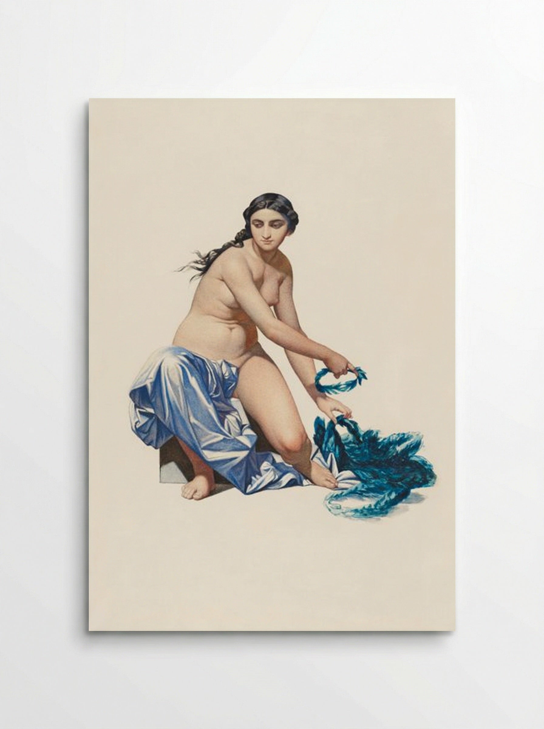 Study for a Figure of Fame - Paul Delaroche - Poster