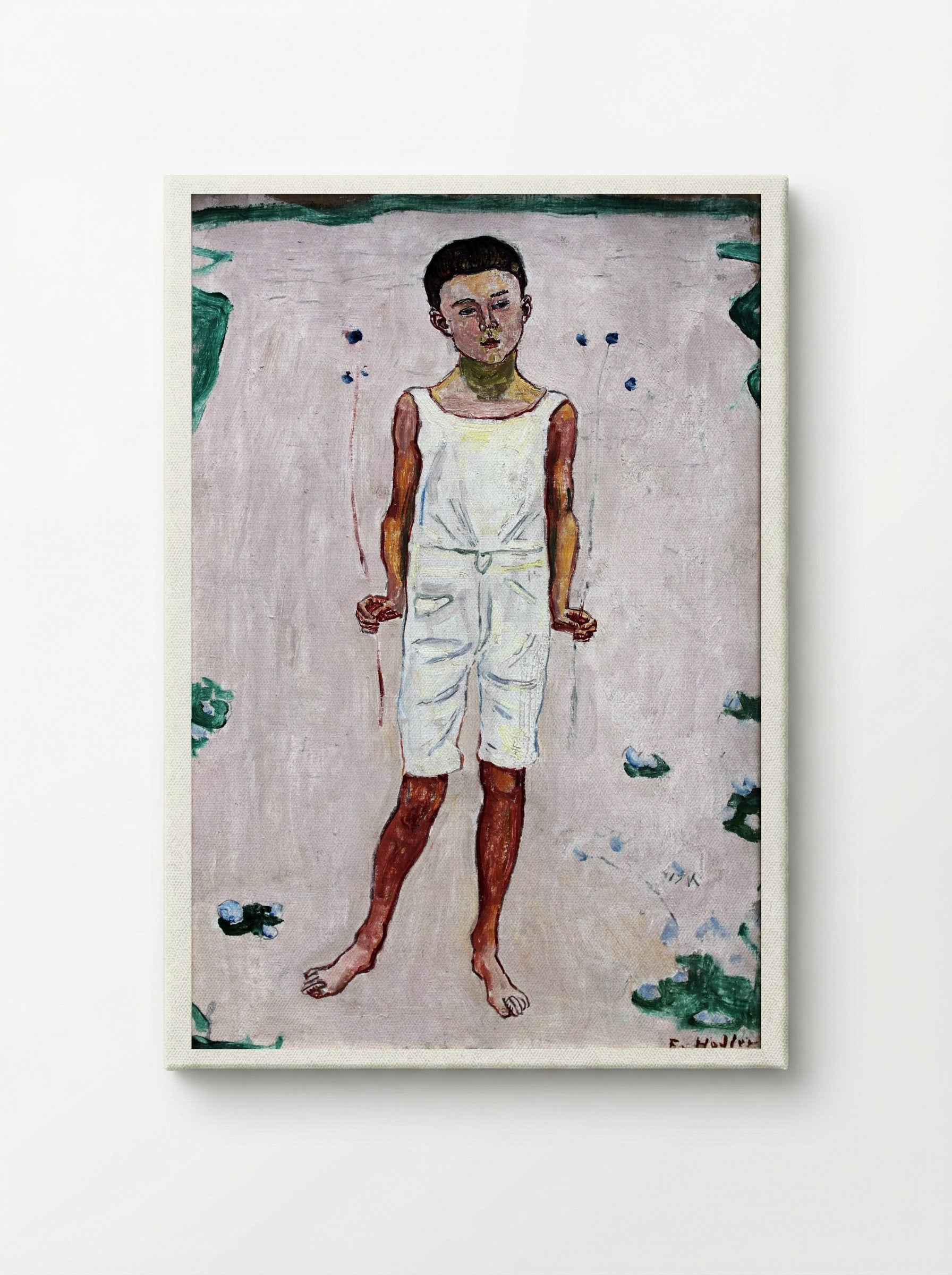 Childhood - Ferdinand Hodler - Canvas