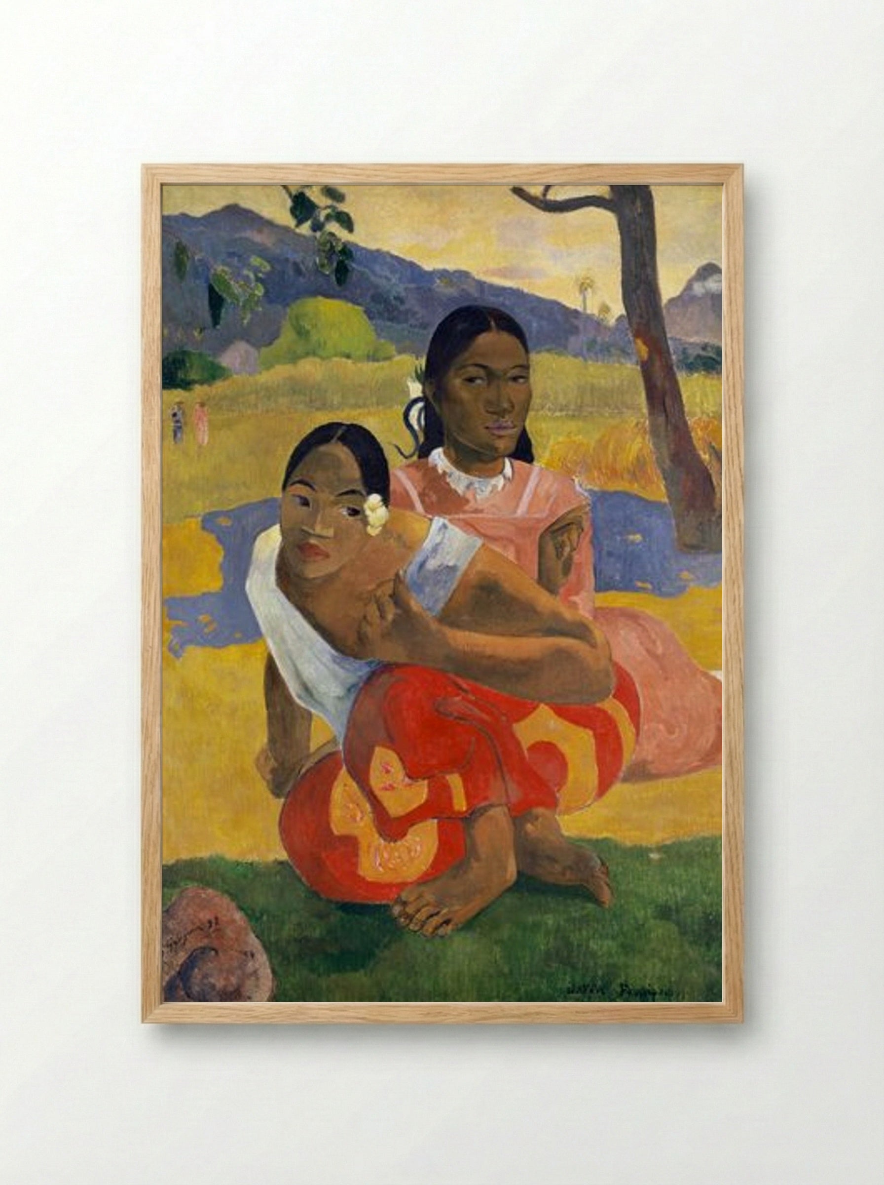 When Will You Marry? - Paul Gauguin - Framed Print Wood
