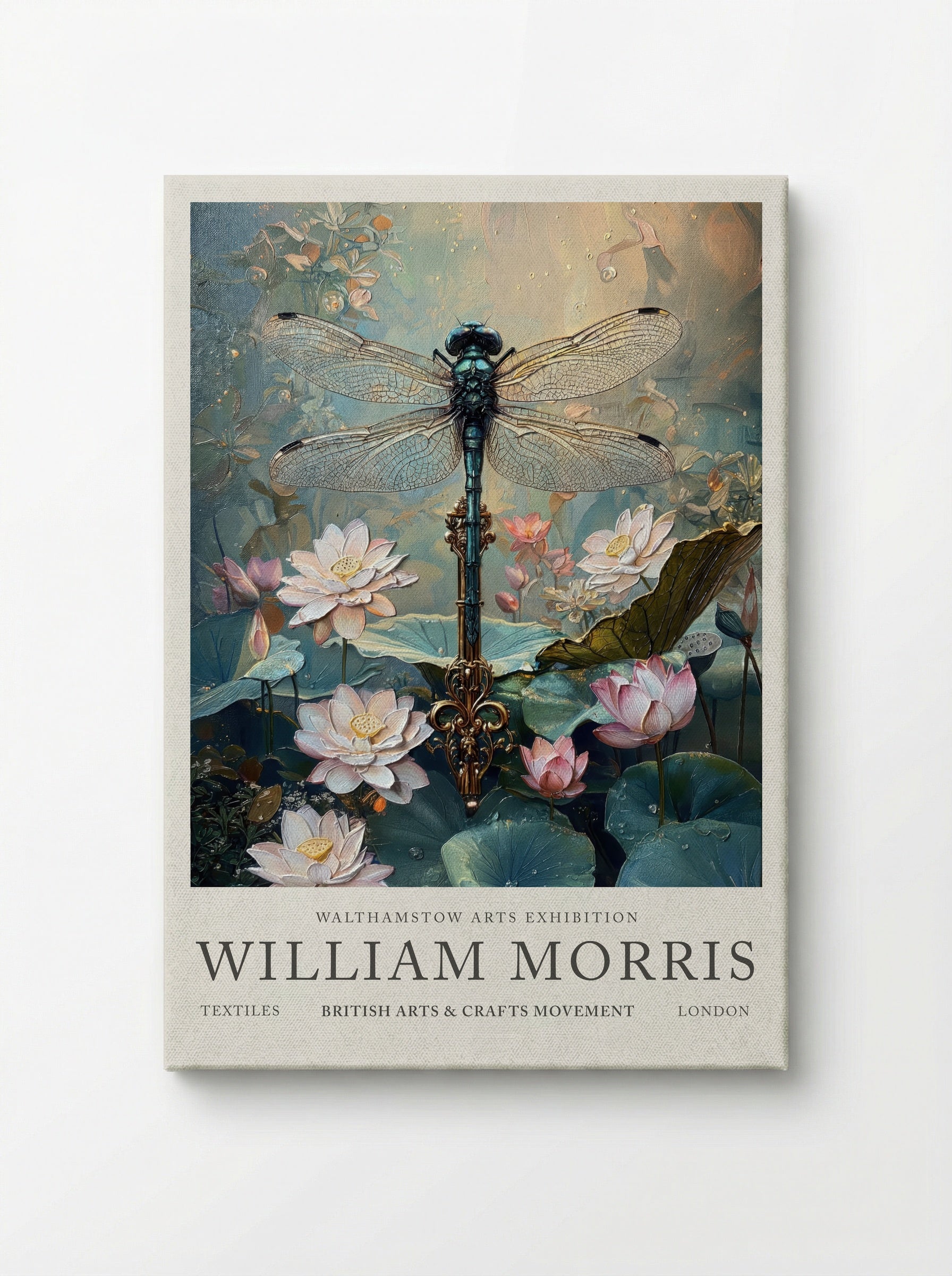 Dragonfly Dream - William Morris - Canvas