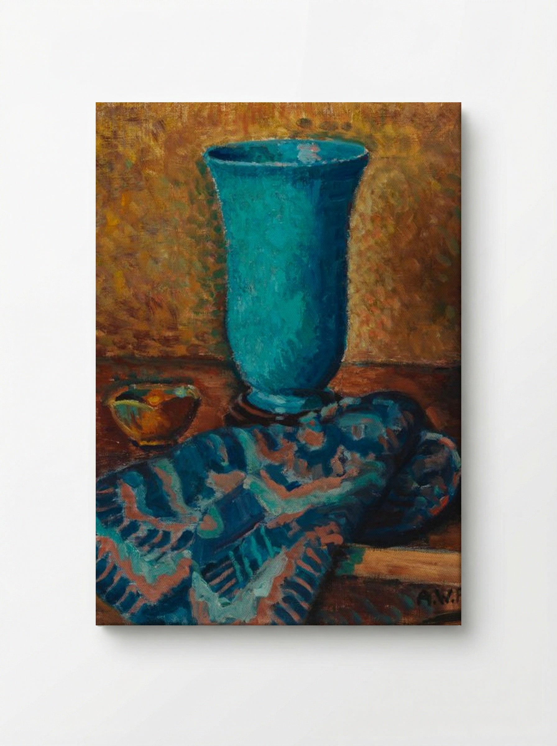 Sininen maljakko (Blue Vase) - Alfred William Finch - Canvas