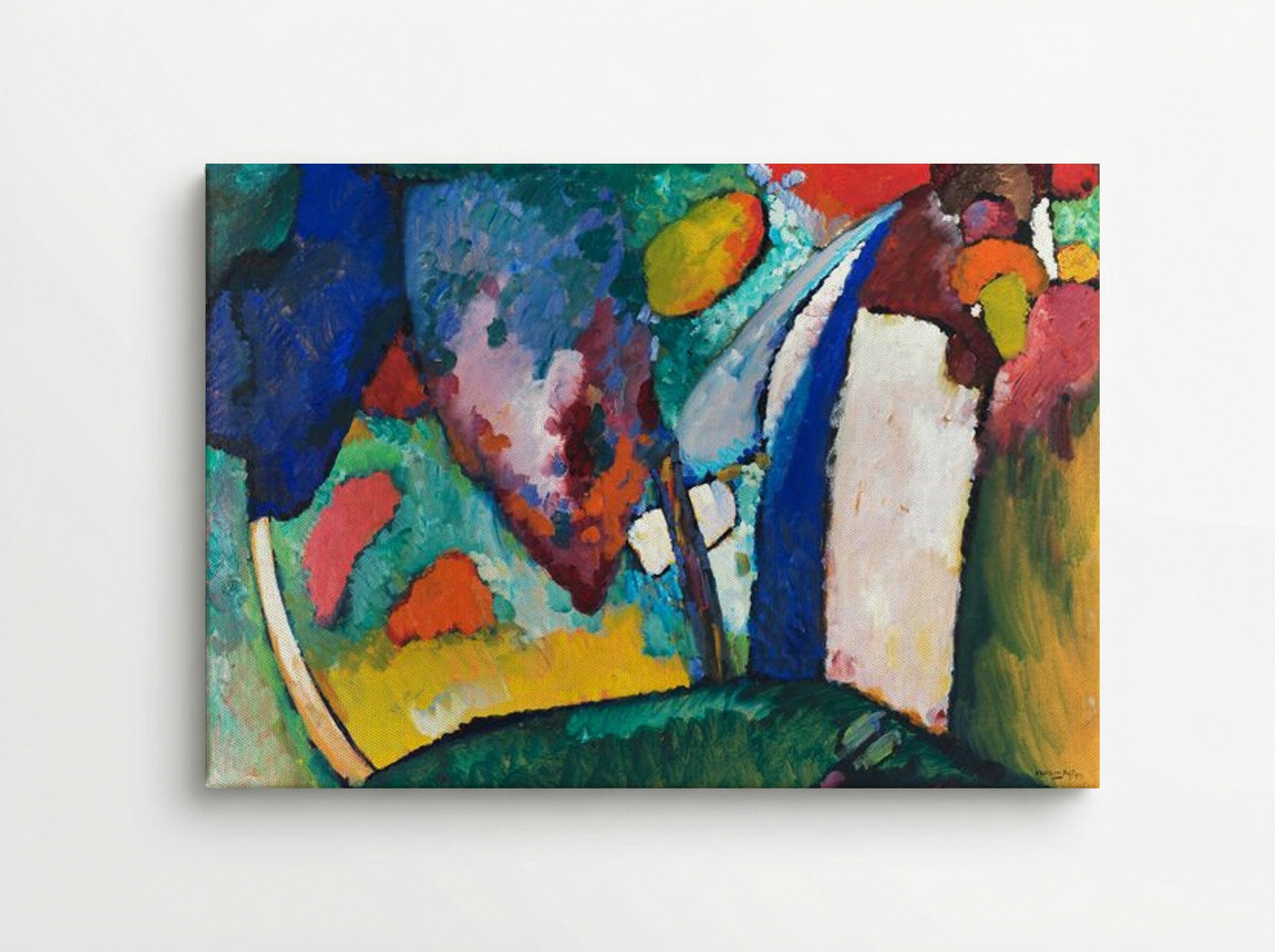 The Waterfall - Wassily Kandinsky - Canvas