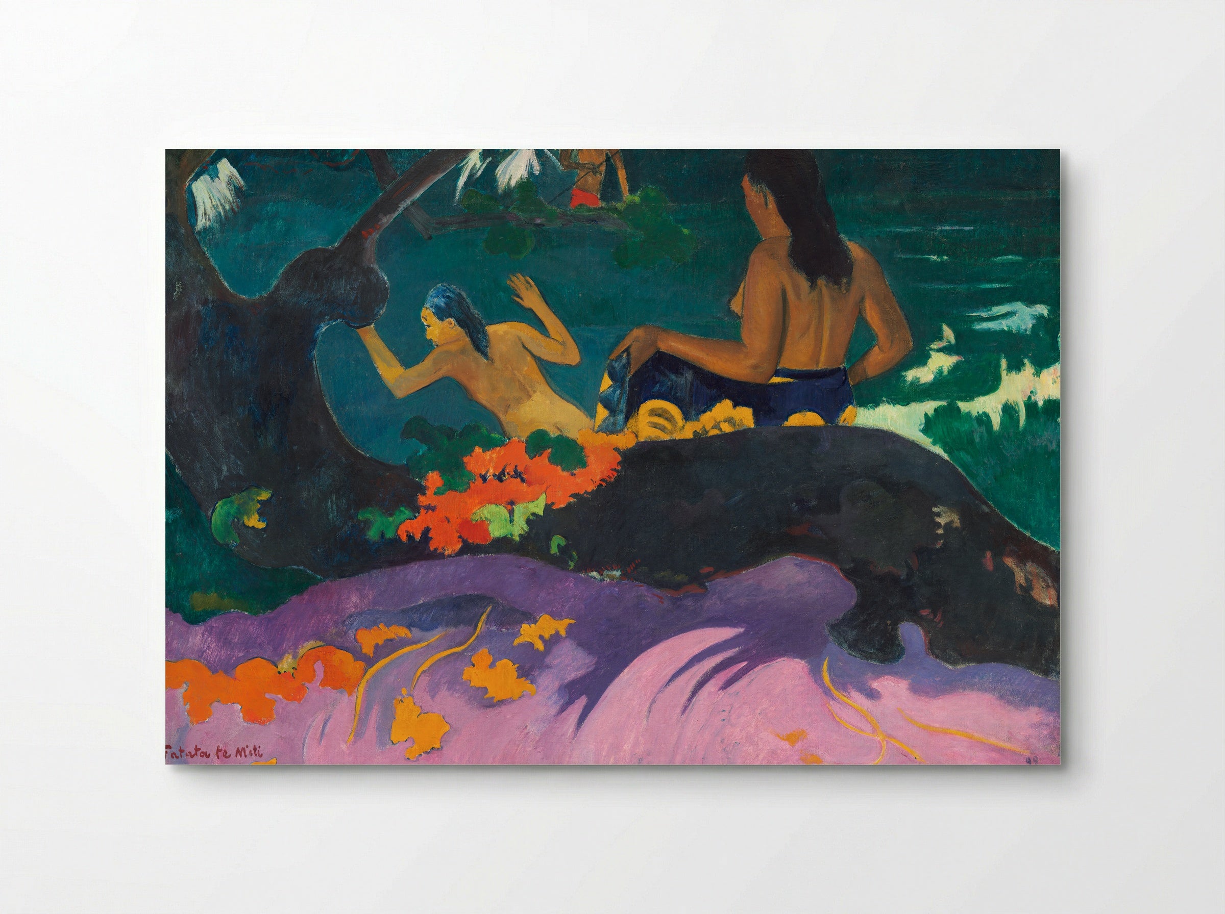 By the Sea (Fatata te Miti) - Paul Gauguin - Poster