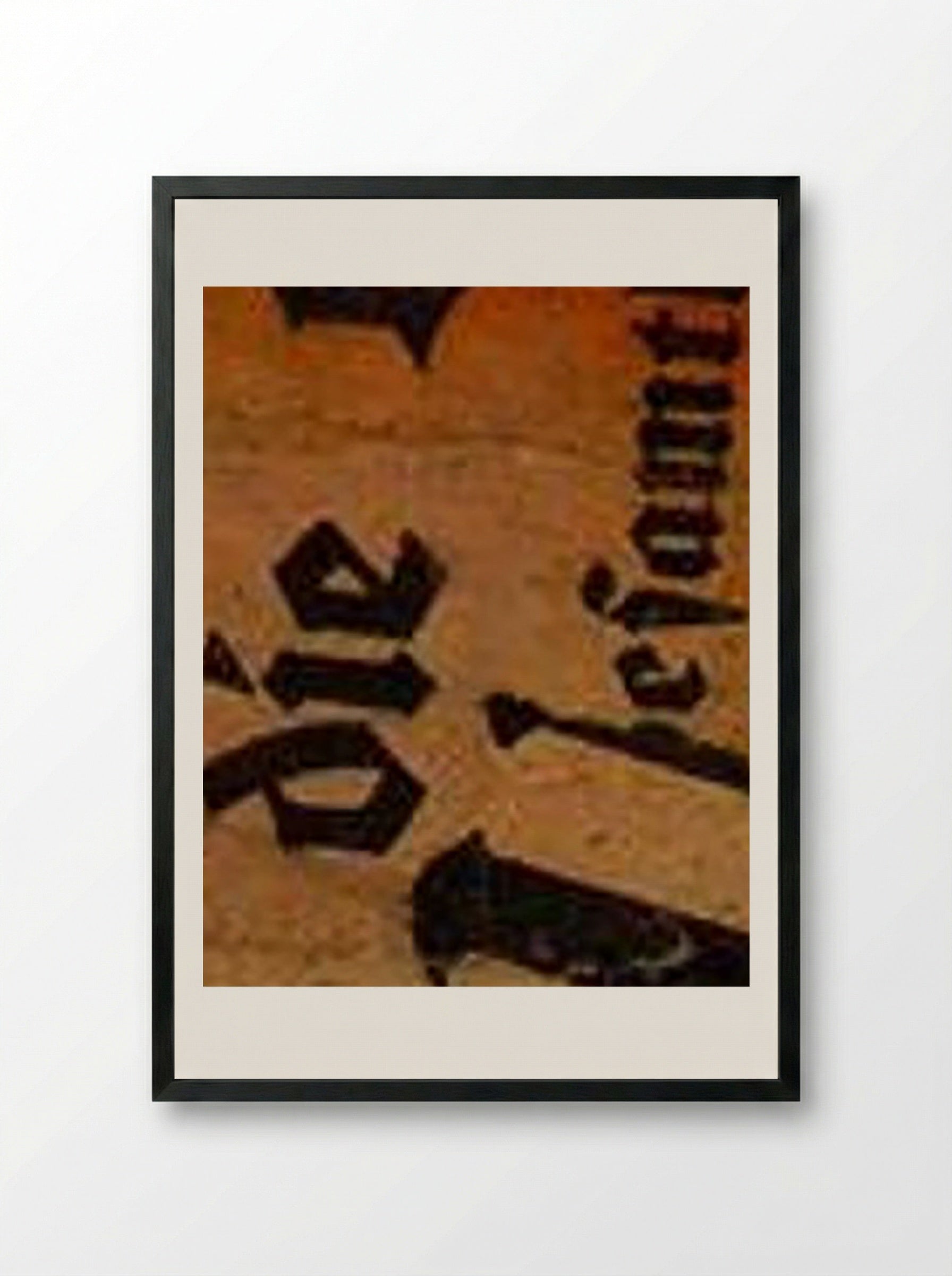 Mai 191 - Kurt Schwitters - Framed Print Black