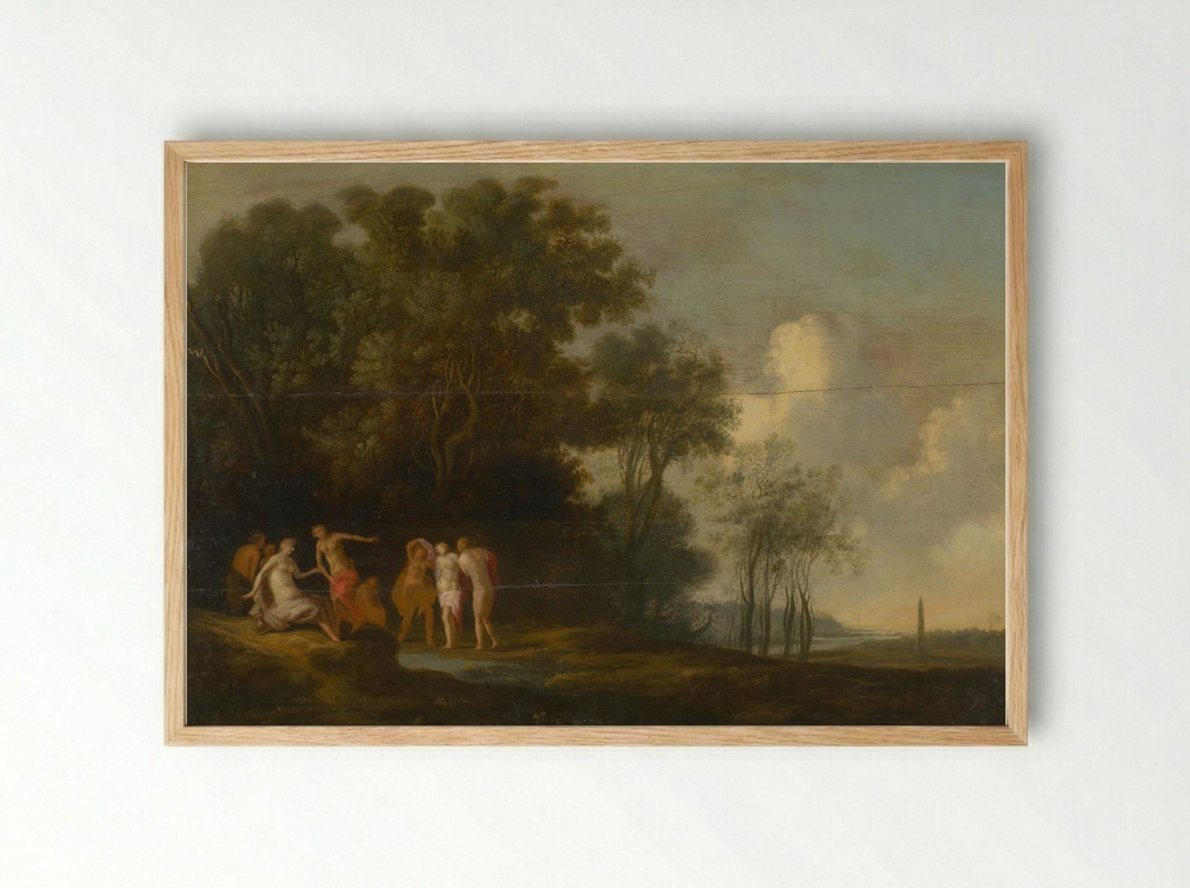 Diana and Callisto - Peter Paul Rubens - Framed Print Wood