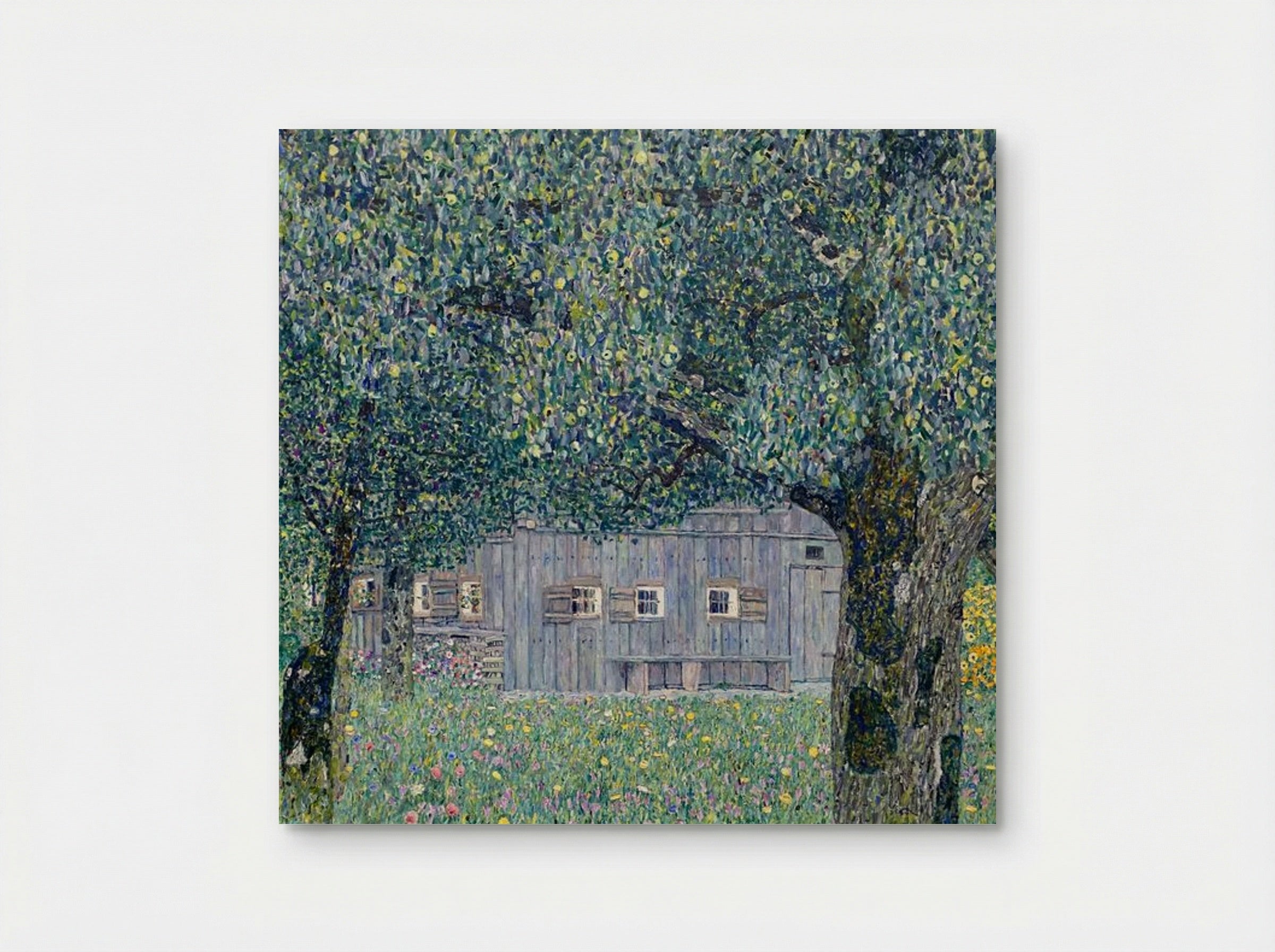 Farmhouse in Upper Austria - Gustav Klimt - Poster