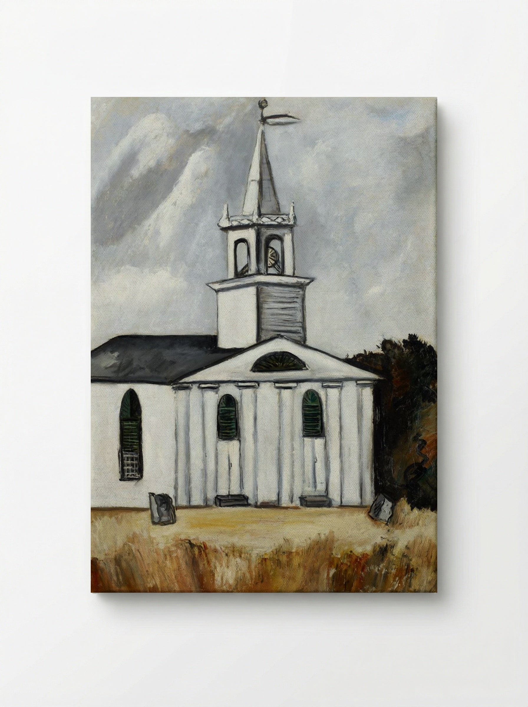 Church at Head Tide - Marsden Hartley - Canvas