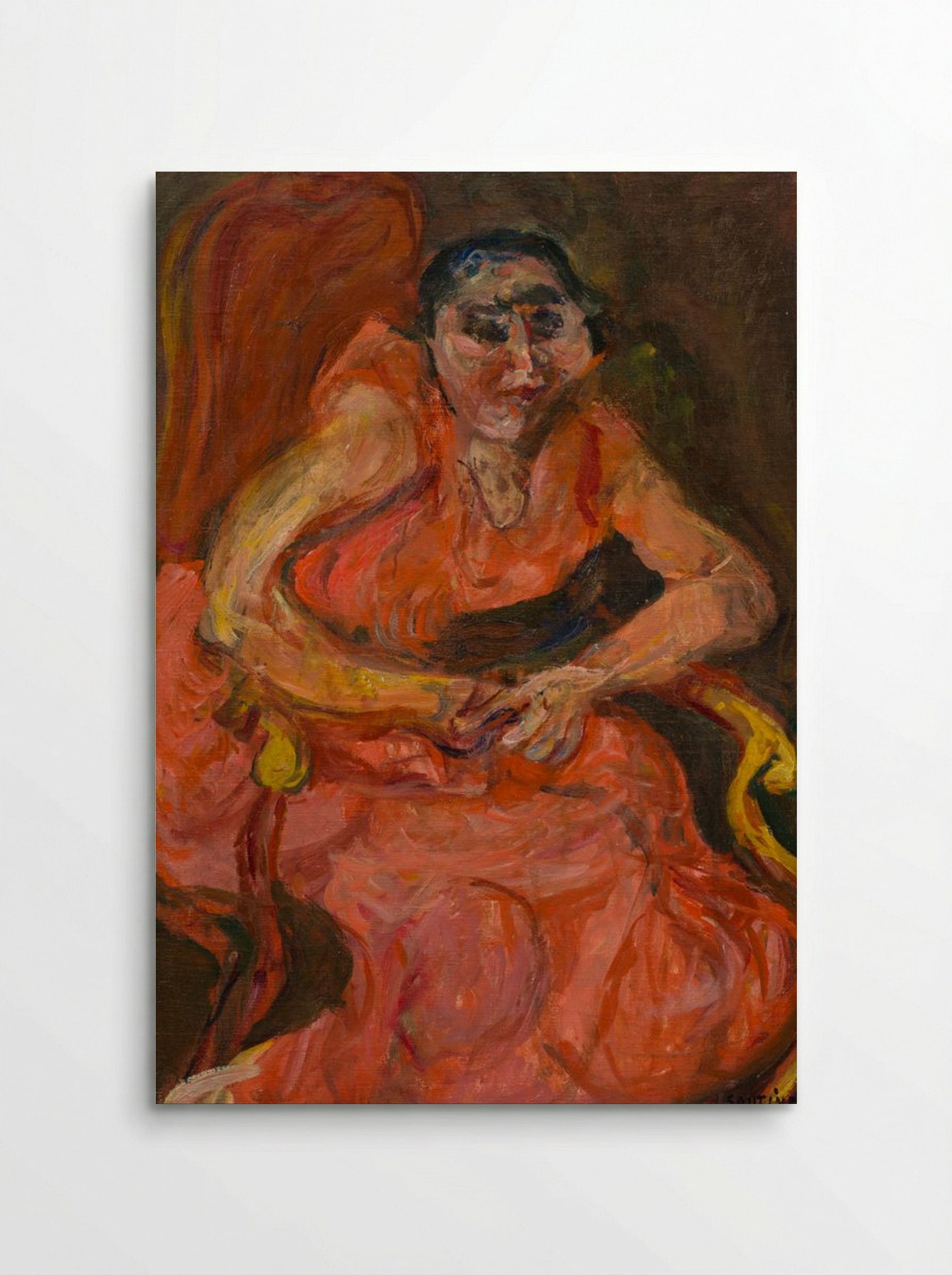 Woman in Pink - Chaïm Soutine - Poster