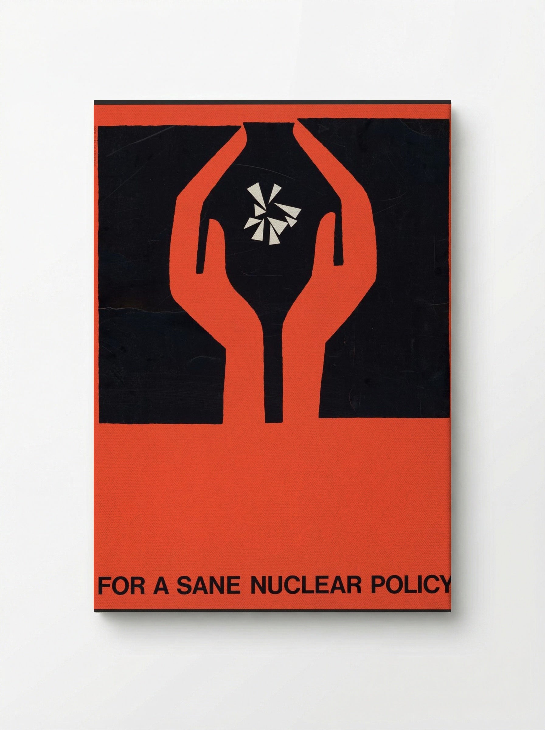 For a Sane Nuclear Policy - Saul Bass - Canvas