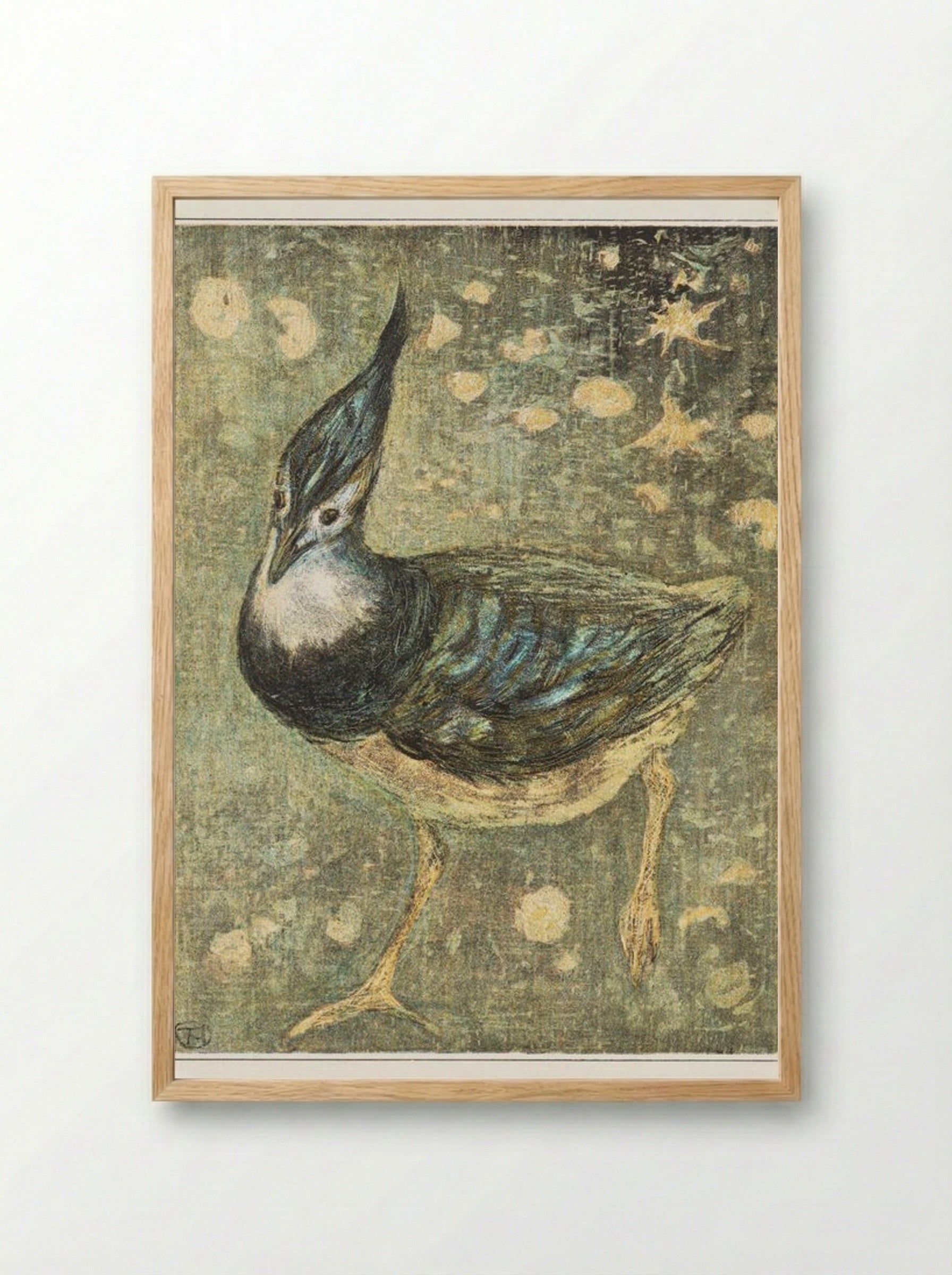 Kievit (Lapwing) - Theo van Hoytema - Framed Print Wood