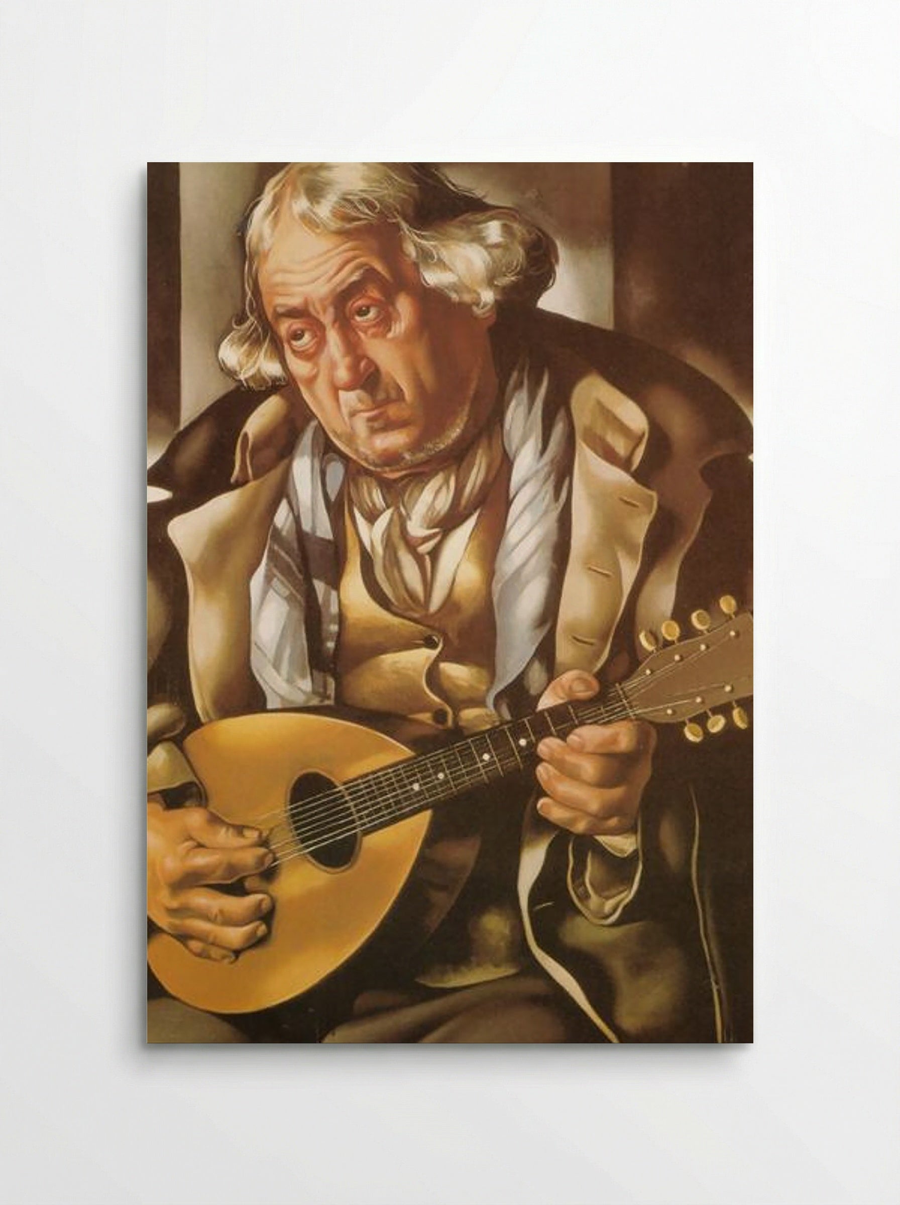Beggar with Mandolin - Tamara de Lempicka - Poster
