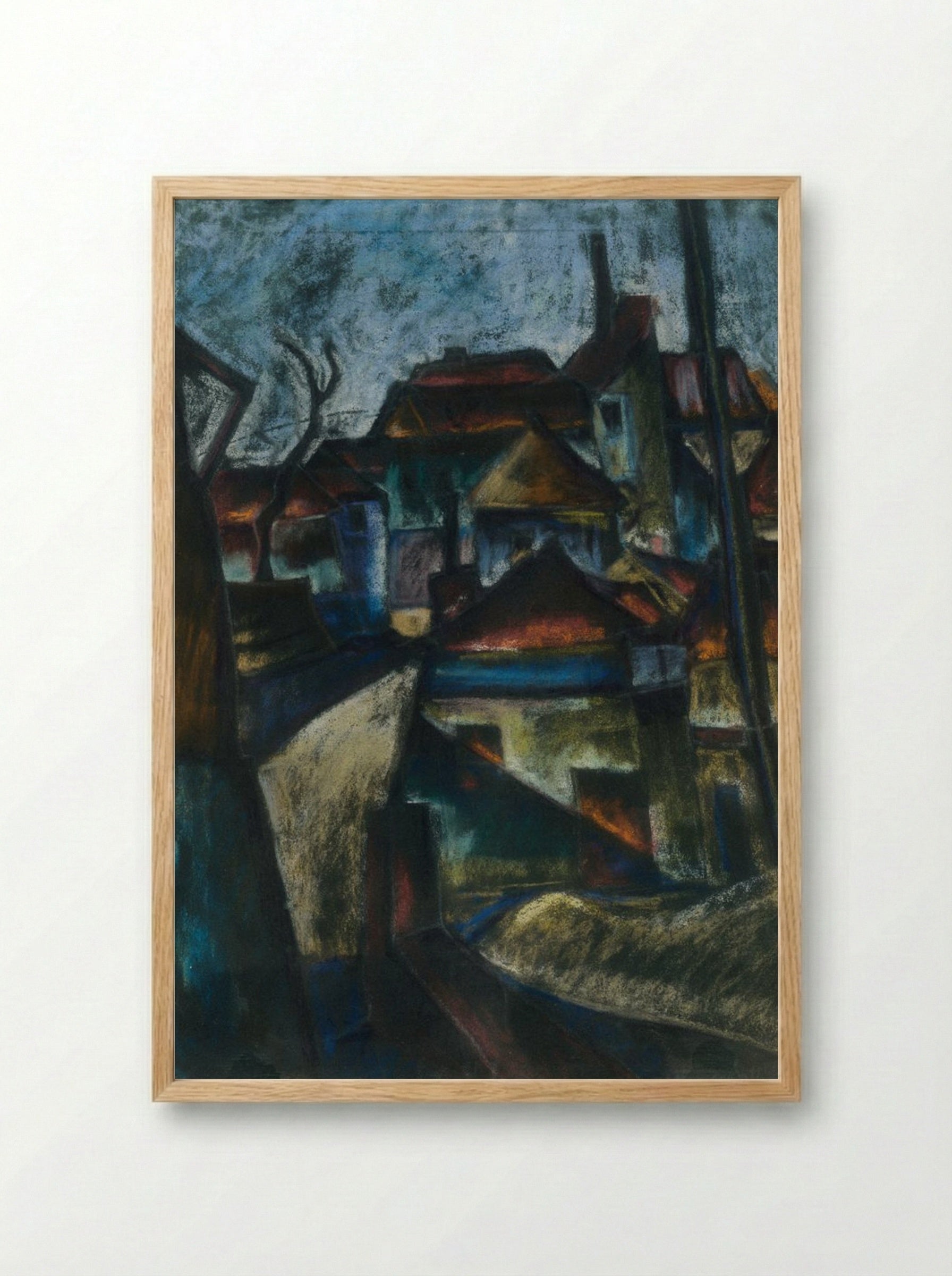 In Suburbs - Konstantin Bauer - Framed Print Wood