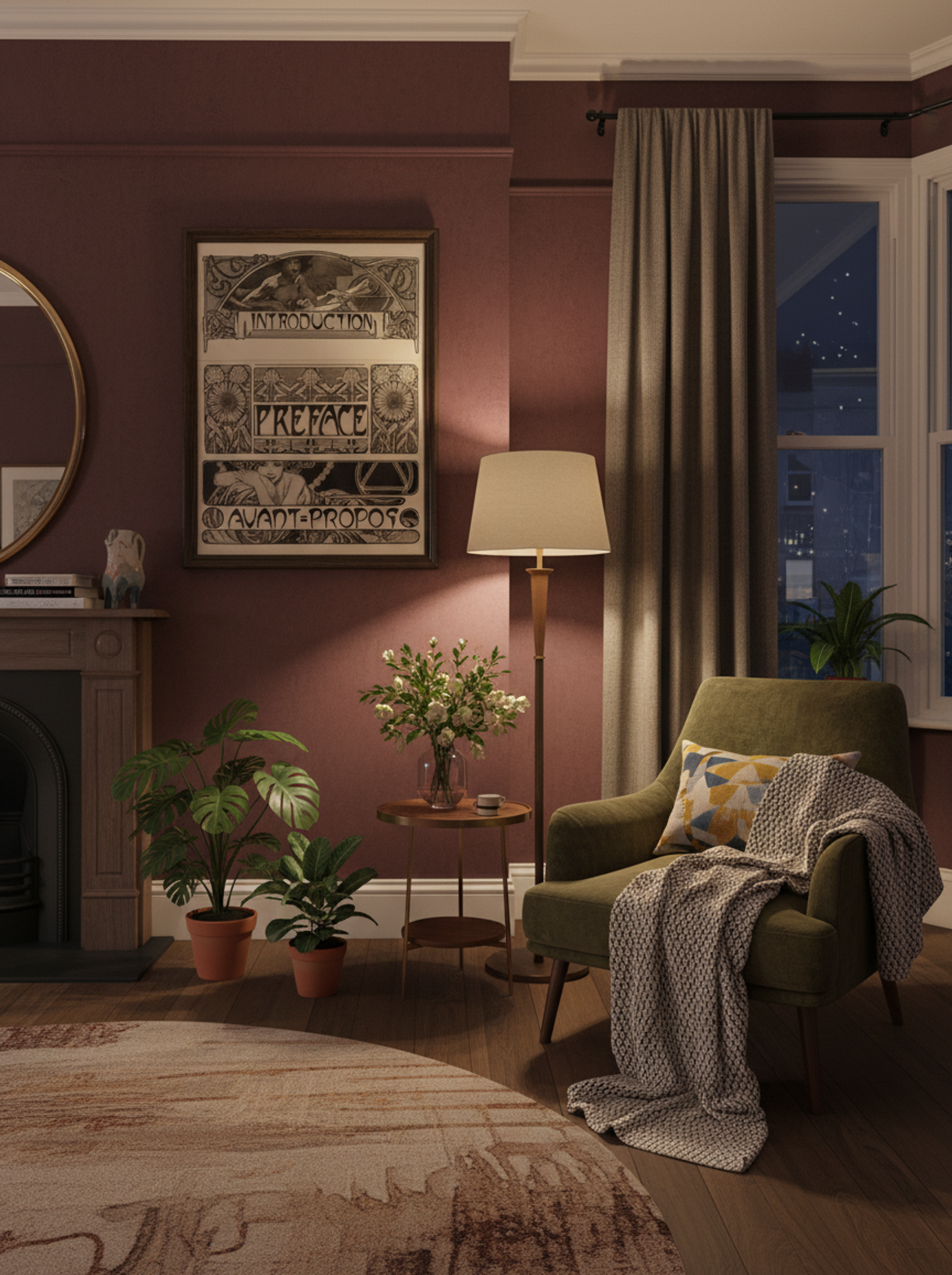 Page Design with Female Figures and Floral Motifs - Alphonse Mucha - Lifestyle