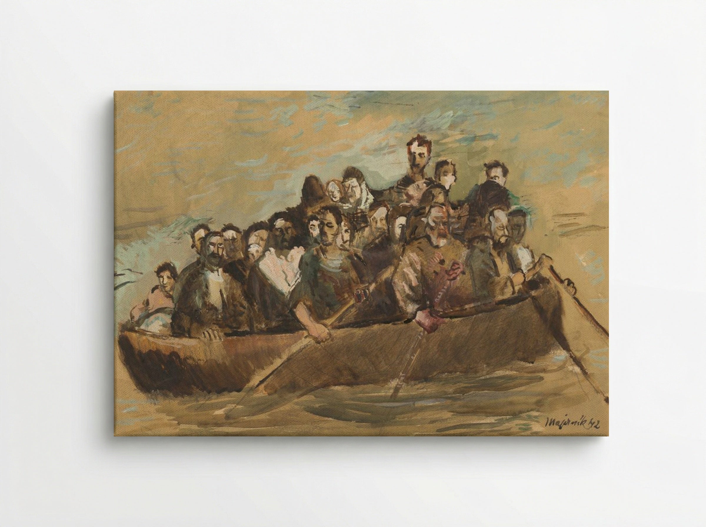 Refugees - Cyprián Majerník - Canvas