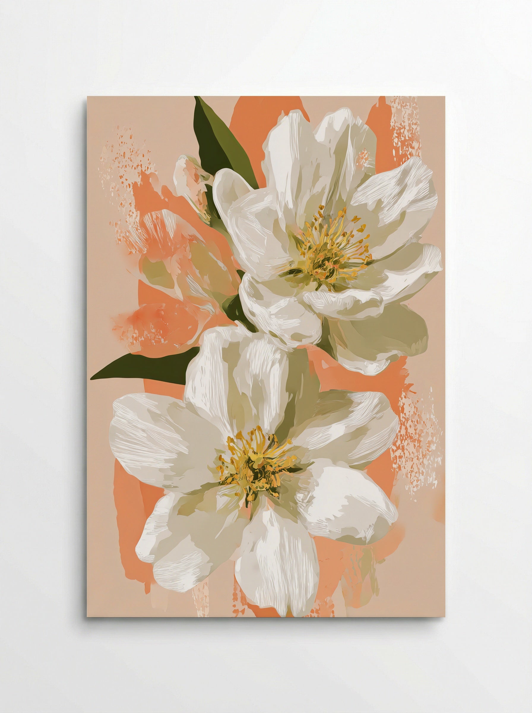 Blossom And Honeybee Harmony - Poster
