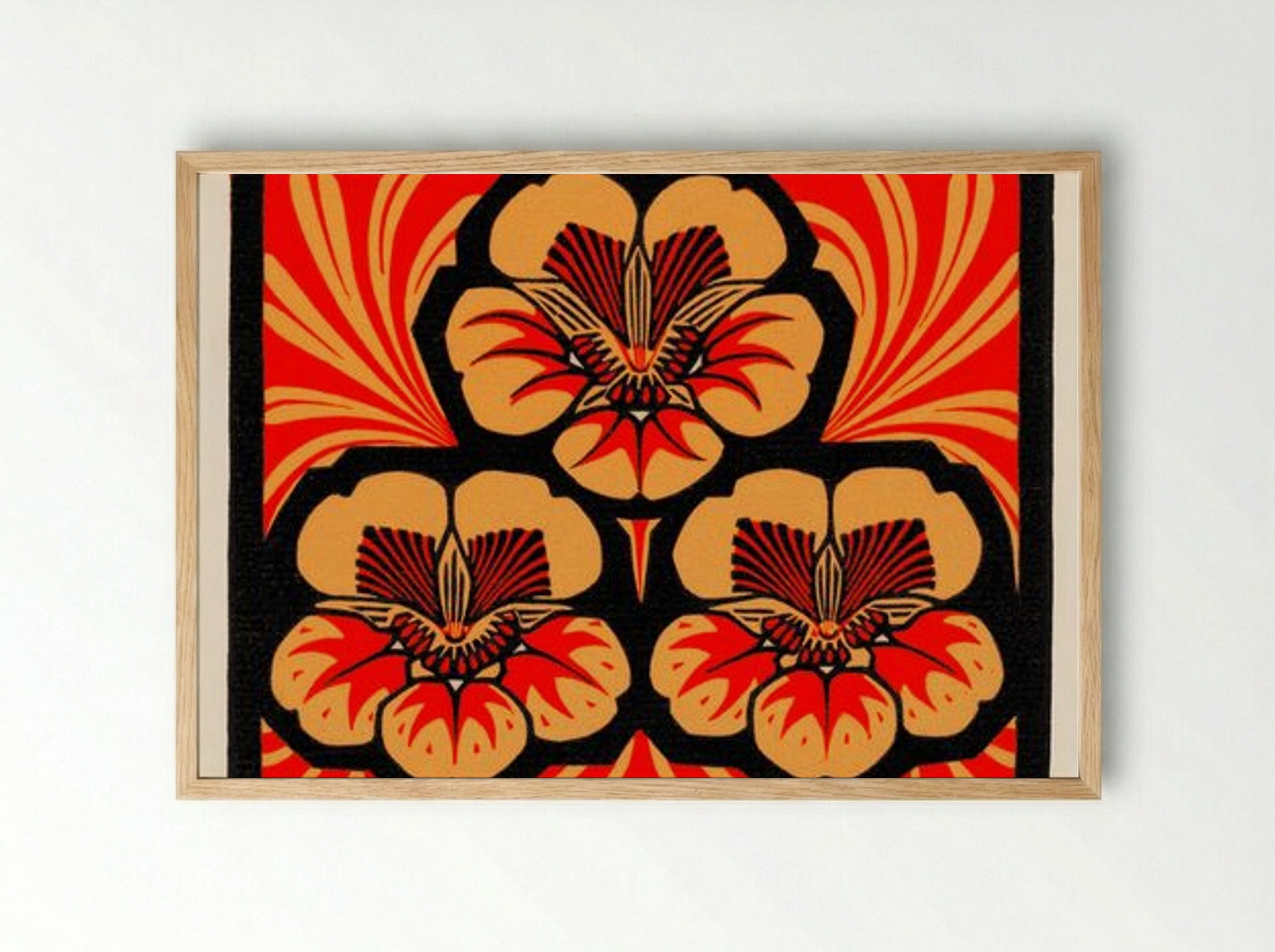 East Indian Cherry - Julie de Graag - Framed Print Wood