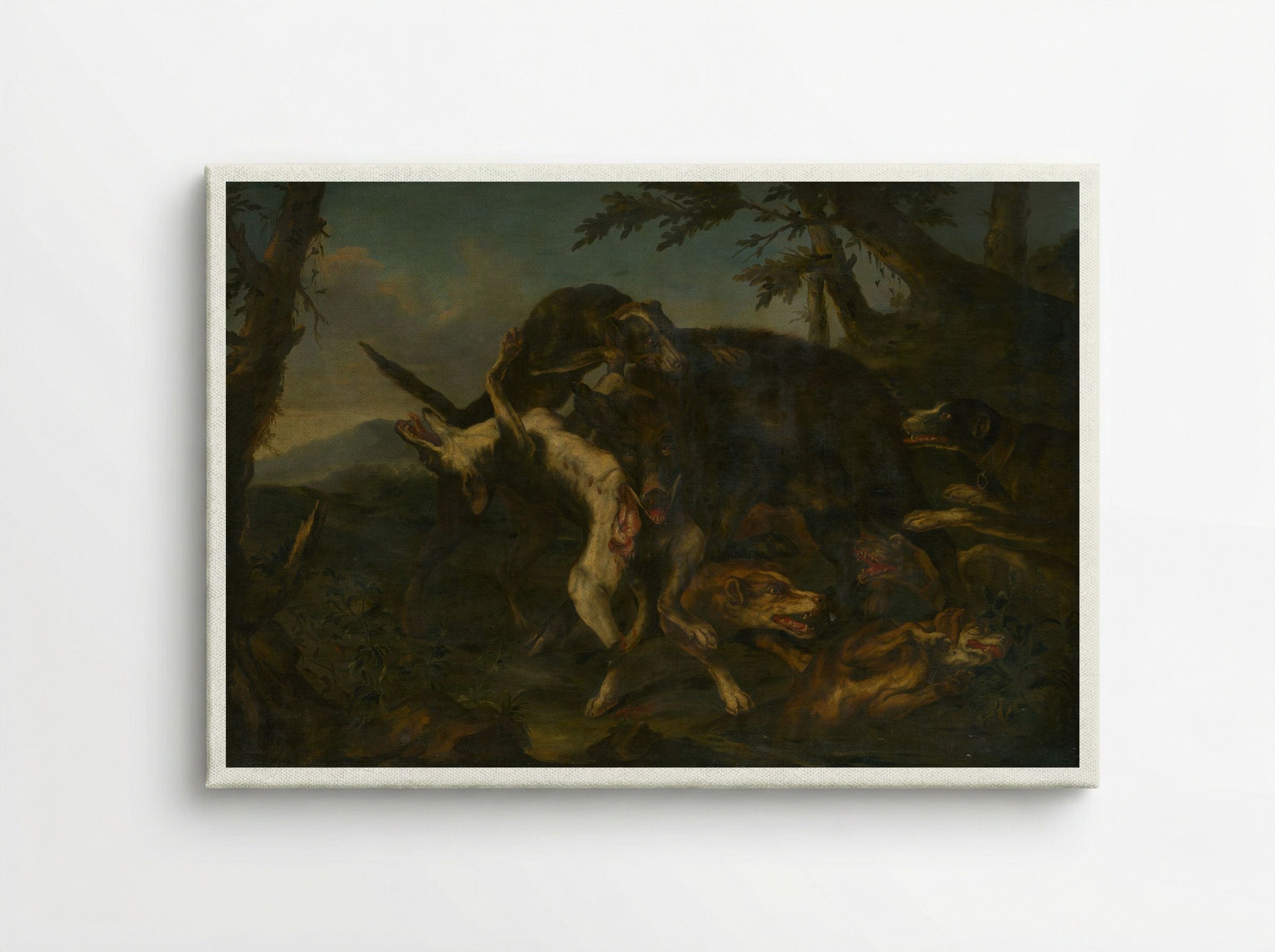 Boar Hunt - Frans Snyders - Canvas