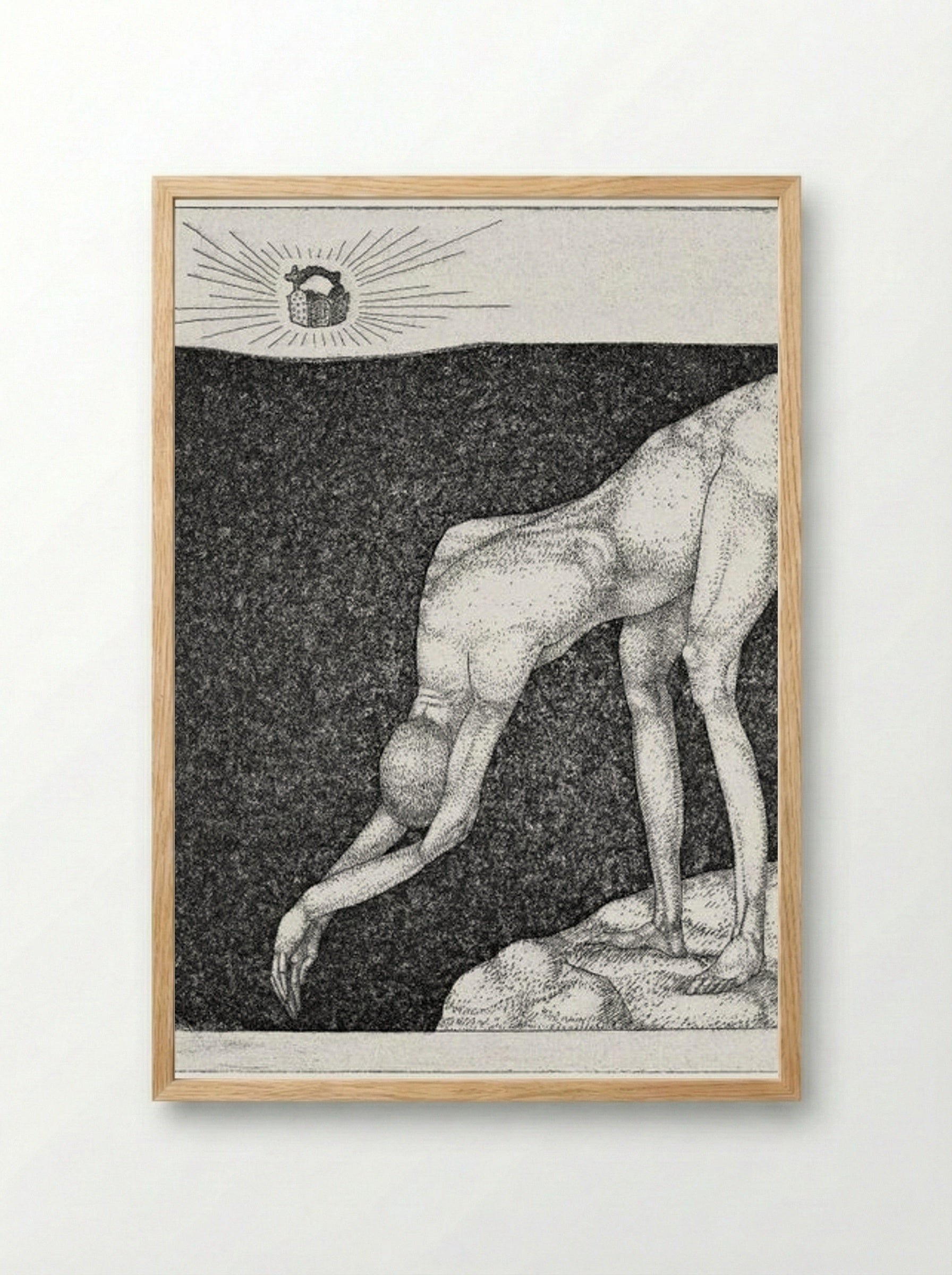 The Monarchist - Paul Klee - Framed Print Wood