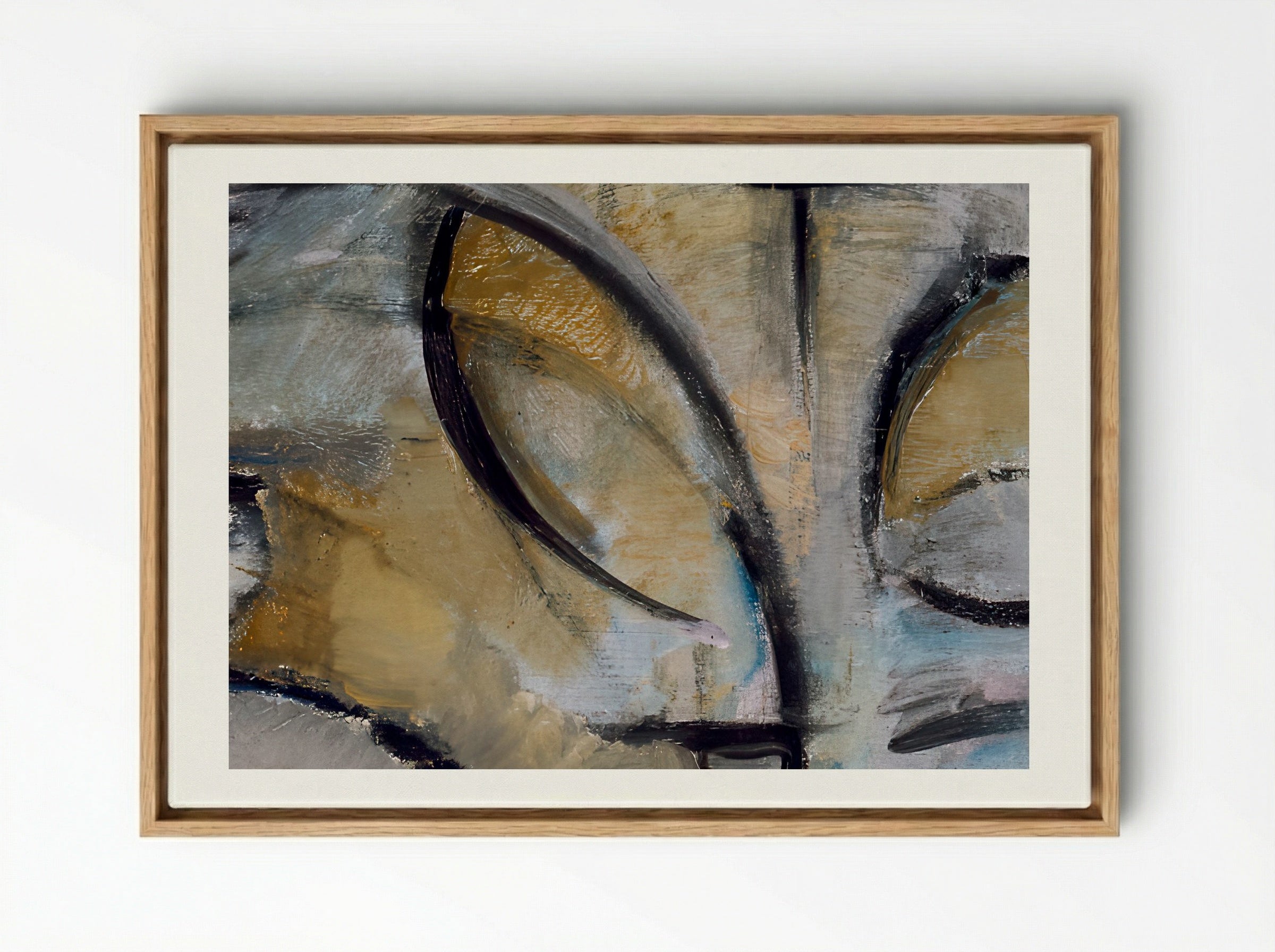 The Flowering Apple Tree - Piet Mondrian - Framed Canvas Wood