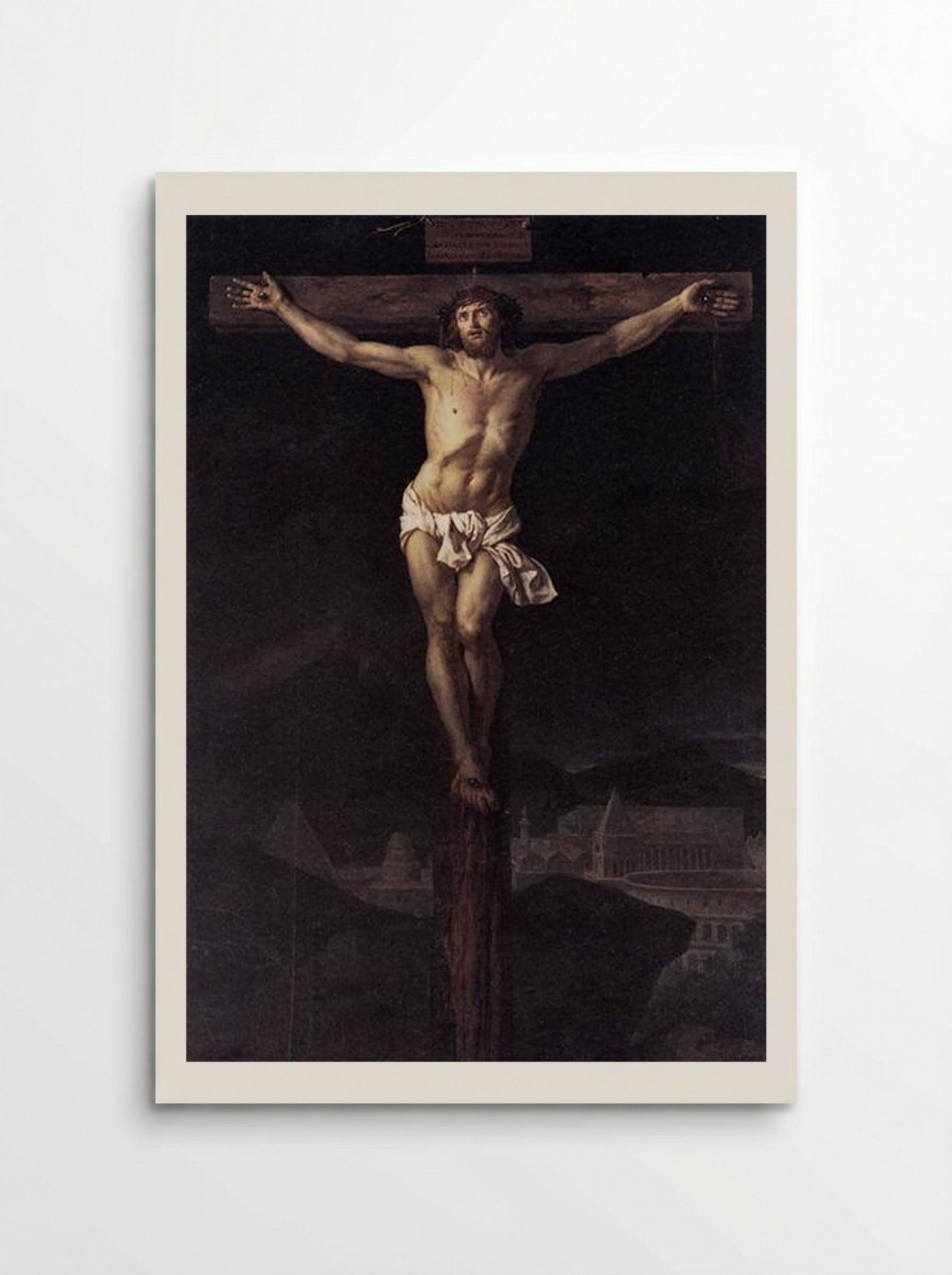 Christ on the Cross - Jacques-Louis David - Poster