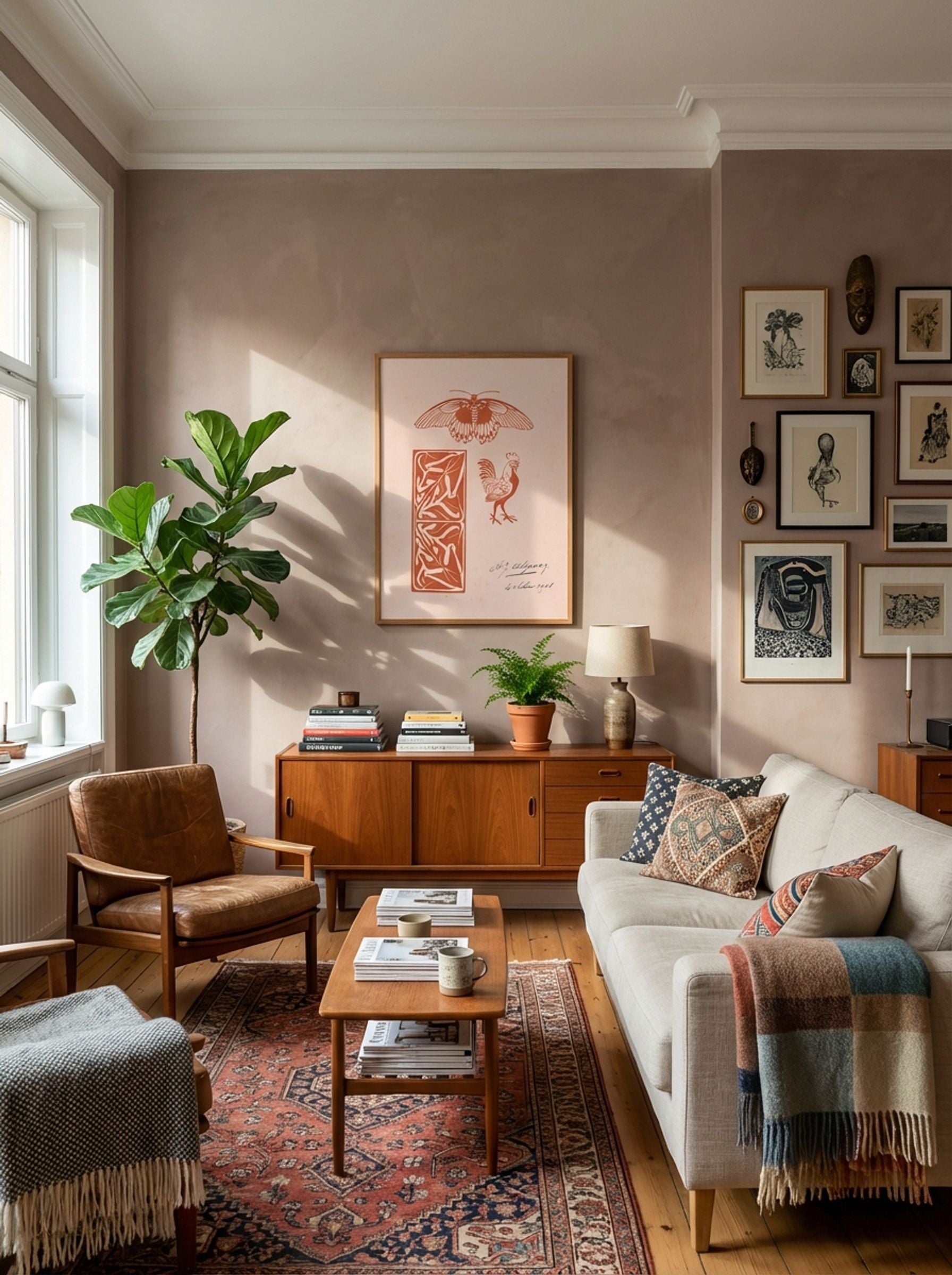 Butterfly, Rooster and Leaf Ornament - Julie de Graag - Lifestyle