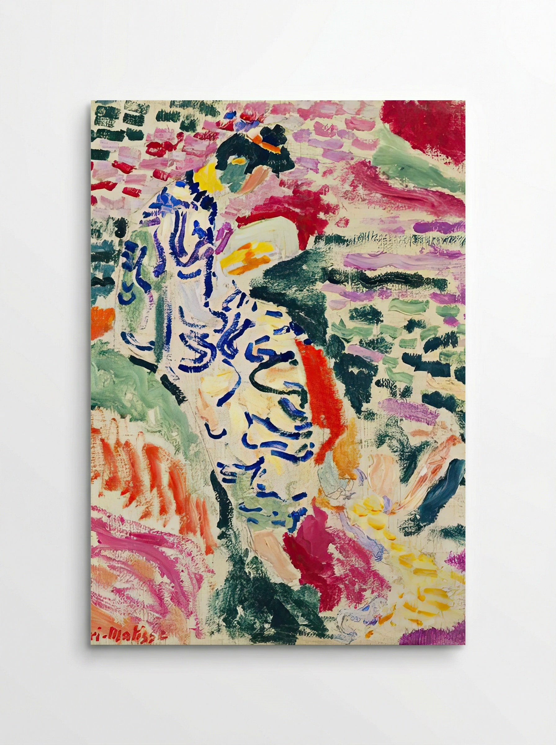 La Japonaise by Henri Matisse – Fauvist Figurative Orientalist Print - Poster