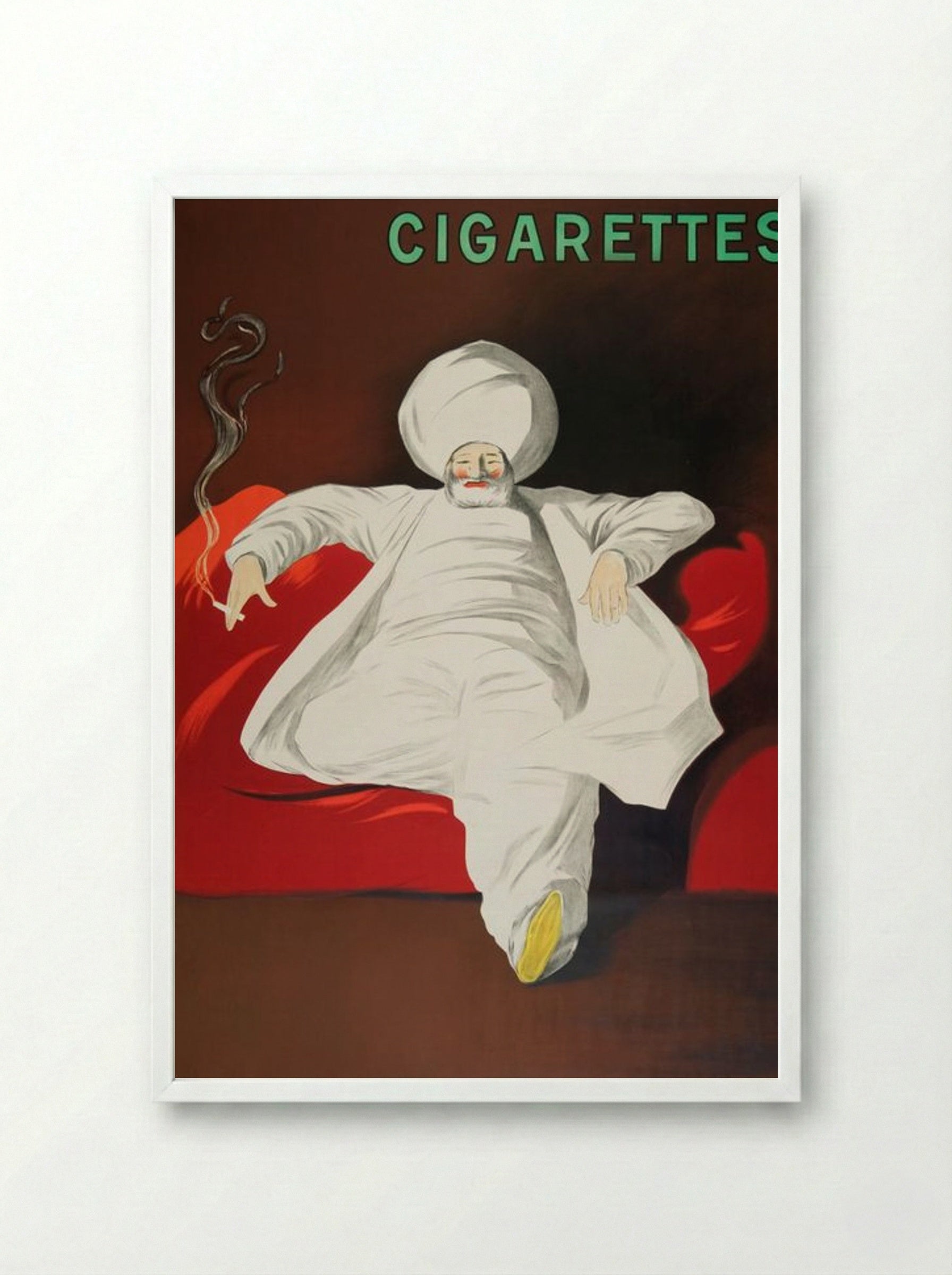 JOB Cigarettes - Leonetto Cappiello - Framed Print White