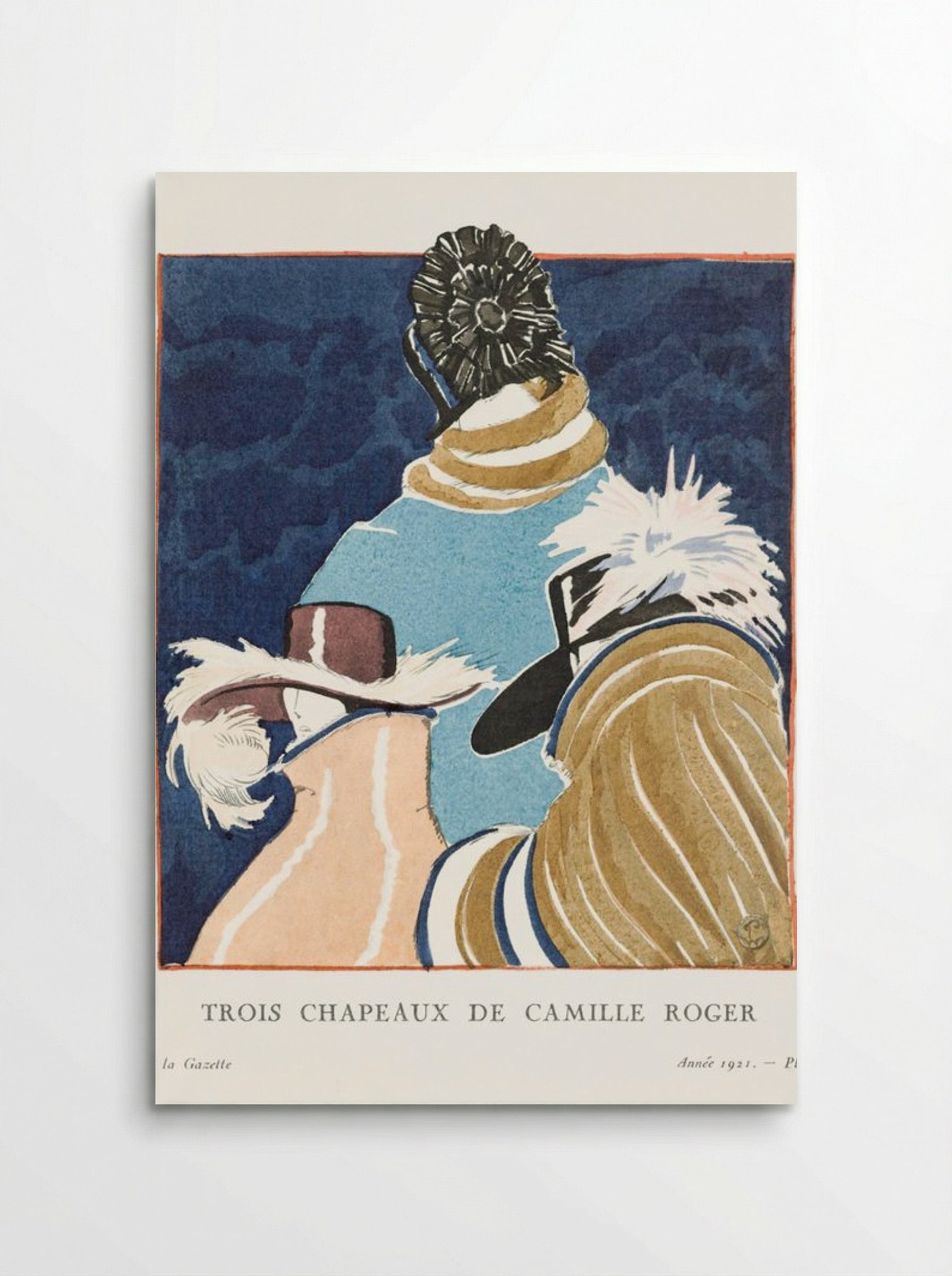 Accessories: Trois Chapeaux de Camille Roger - Porter Woodruff - Poster