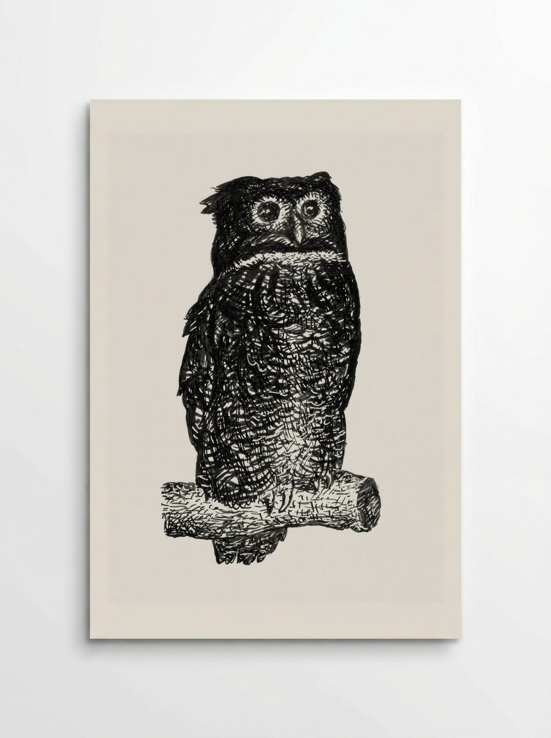 Owl - Leo Gestel - Poster