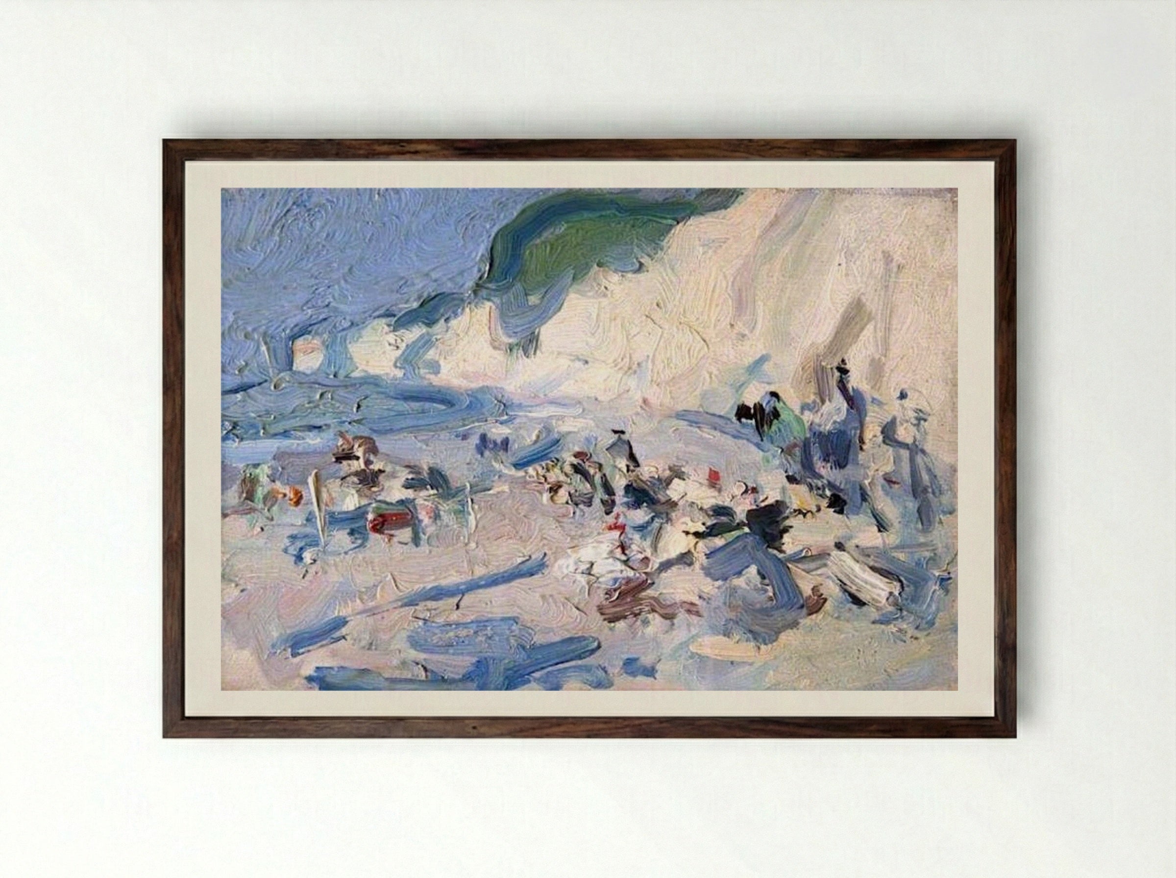 Bernaval - Samuel Peploe - Framed Print Dark Wood