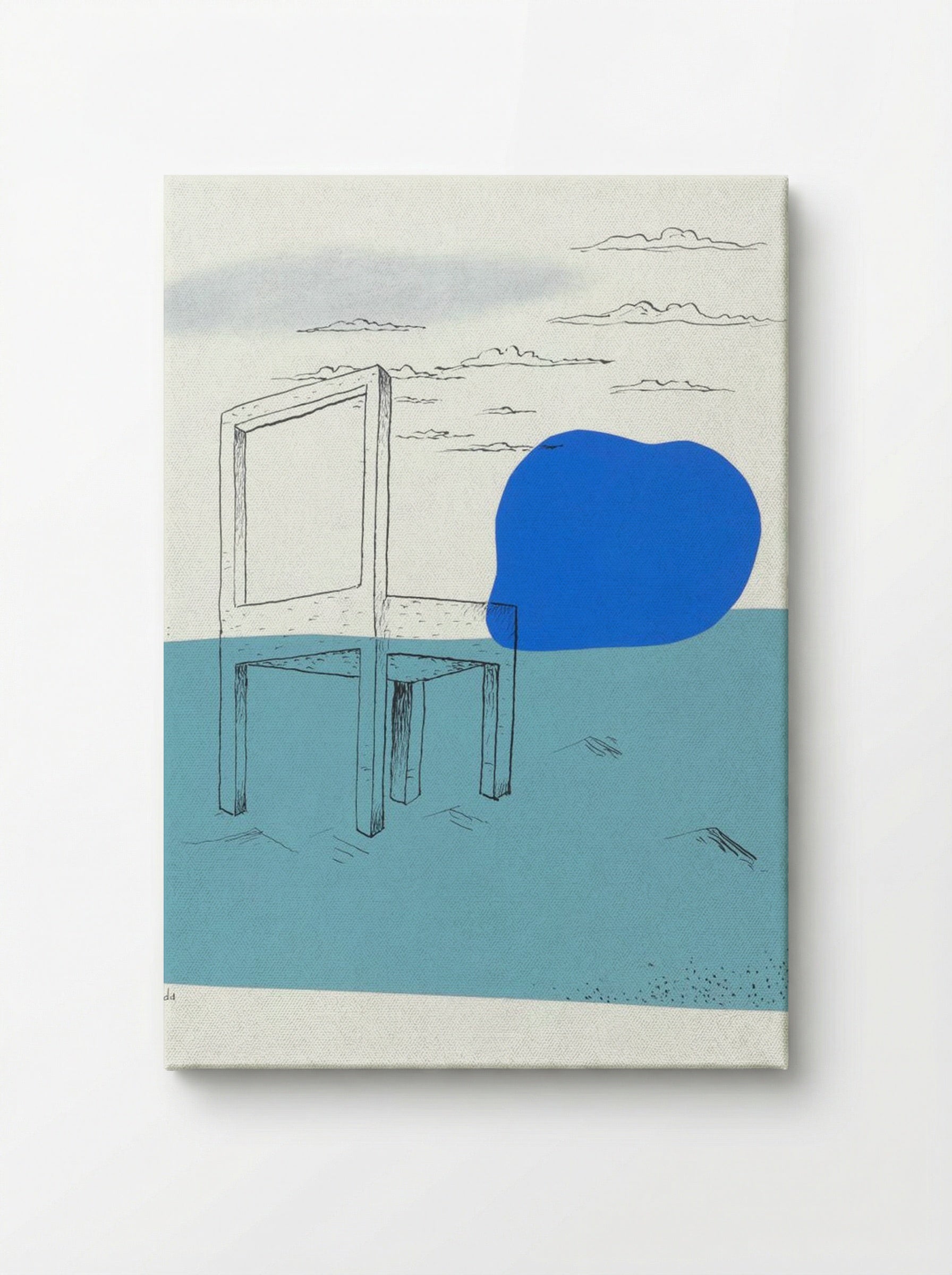 Landscape with a Chair - Mikuláš Galanda - Canvas