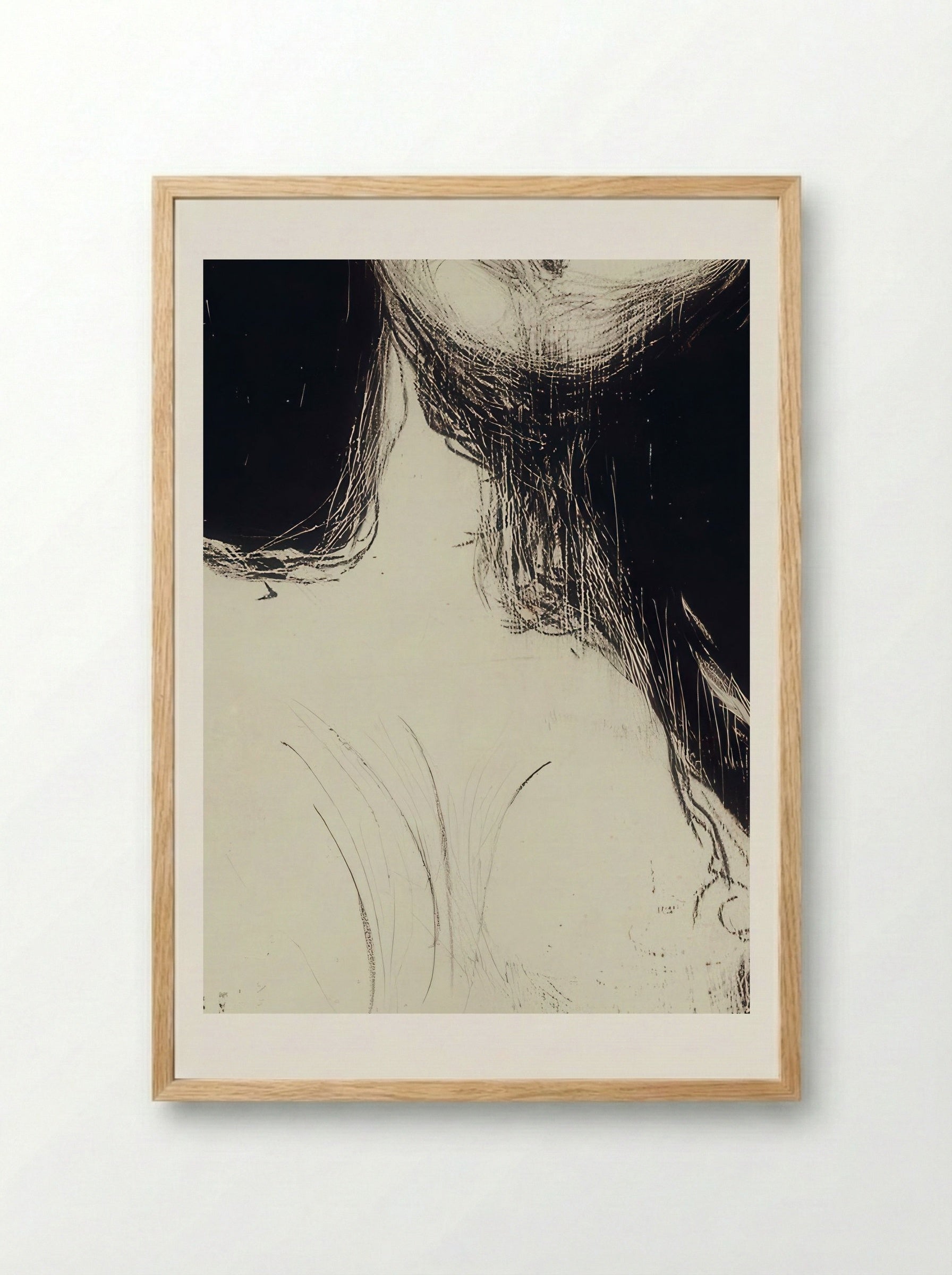 Madonna - Edvard Munch - Framed Print Wood