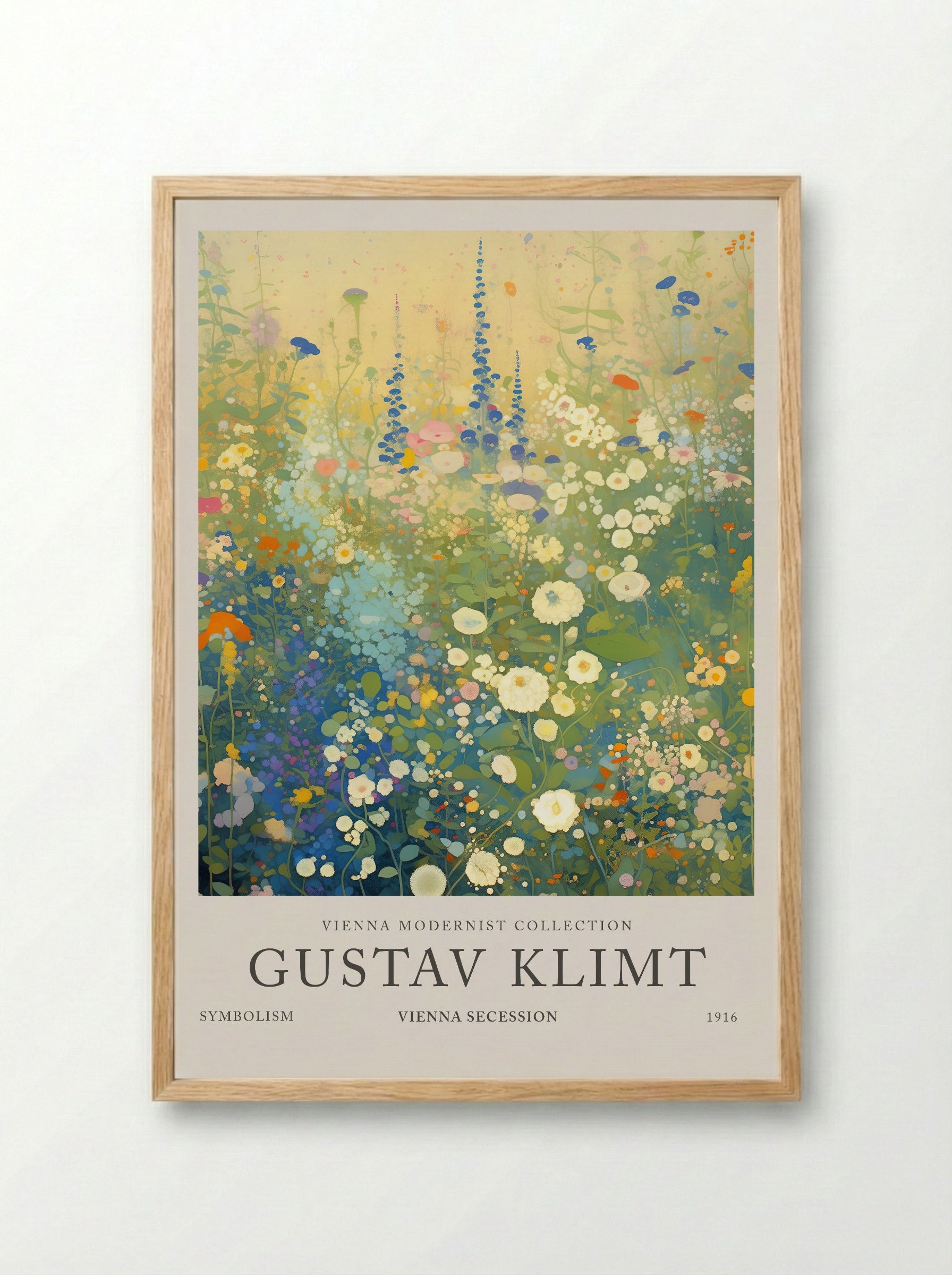 Blue Harmony Garden - Gustav Klimt