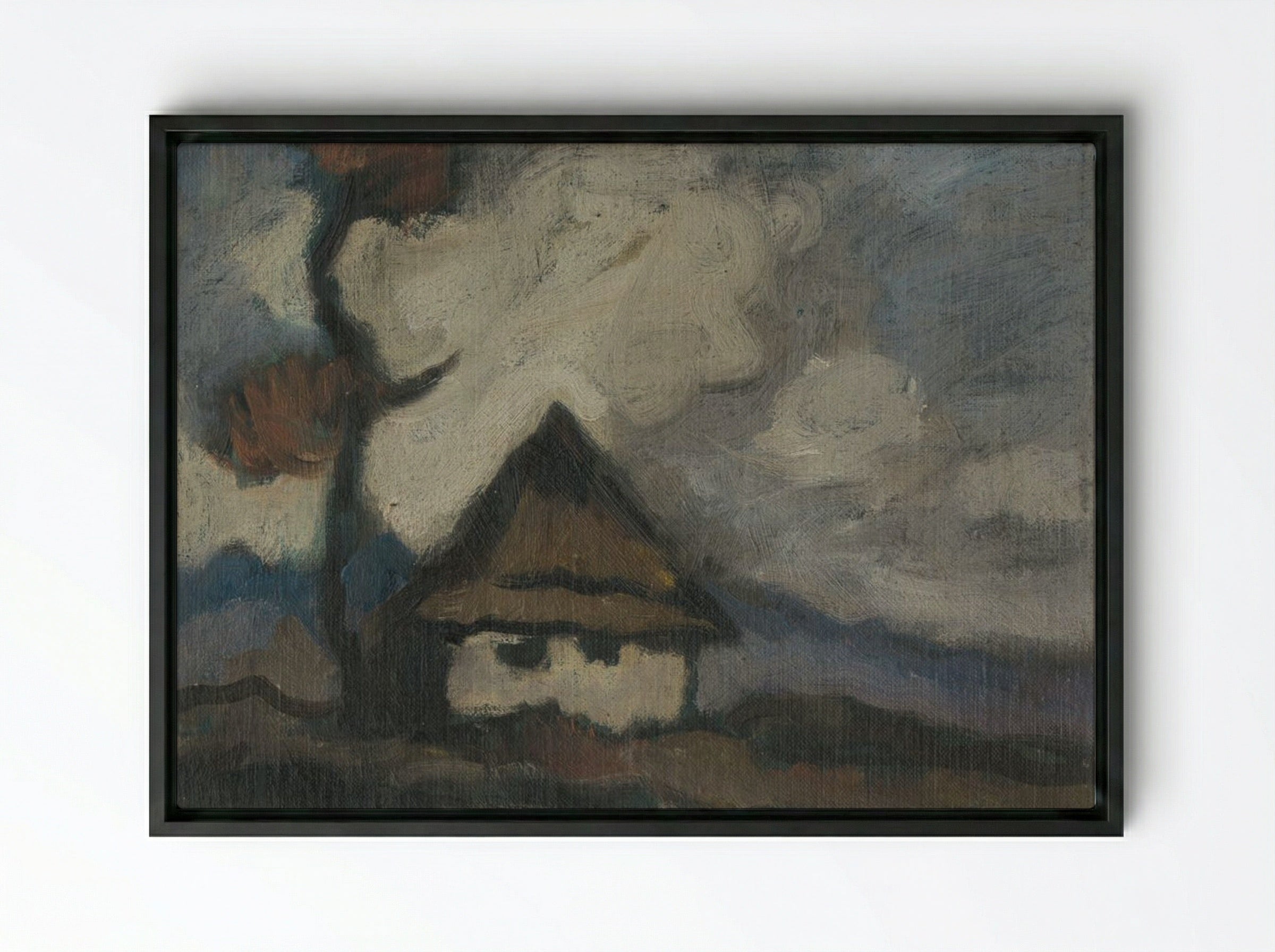 Solitude - Zolo Palugyay - Framed Canvas Black