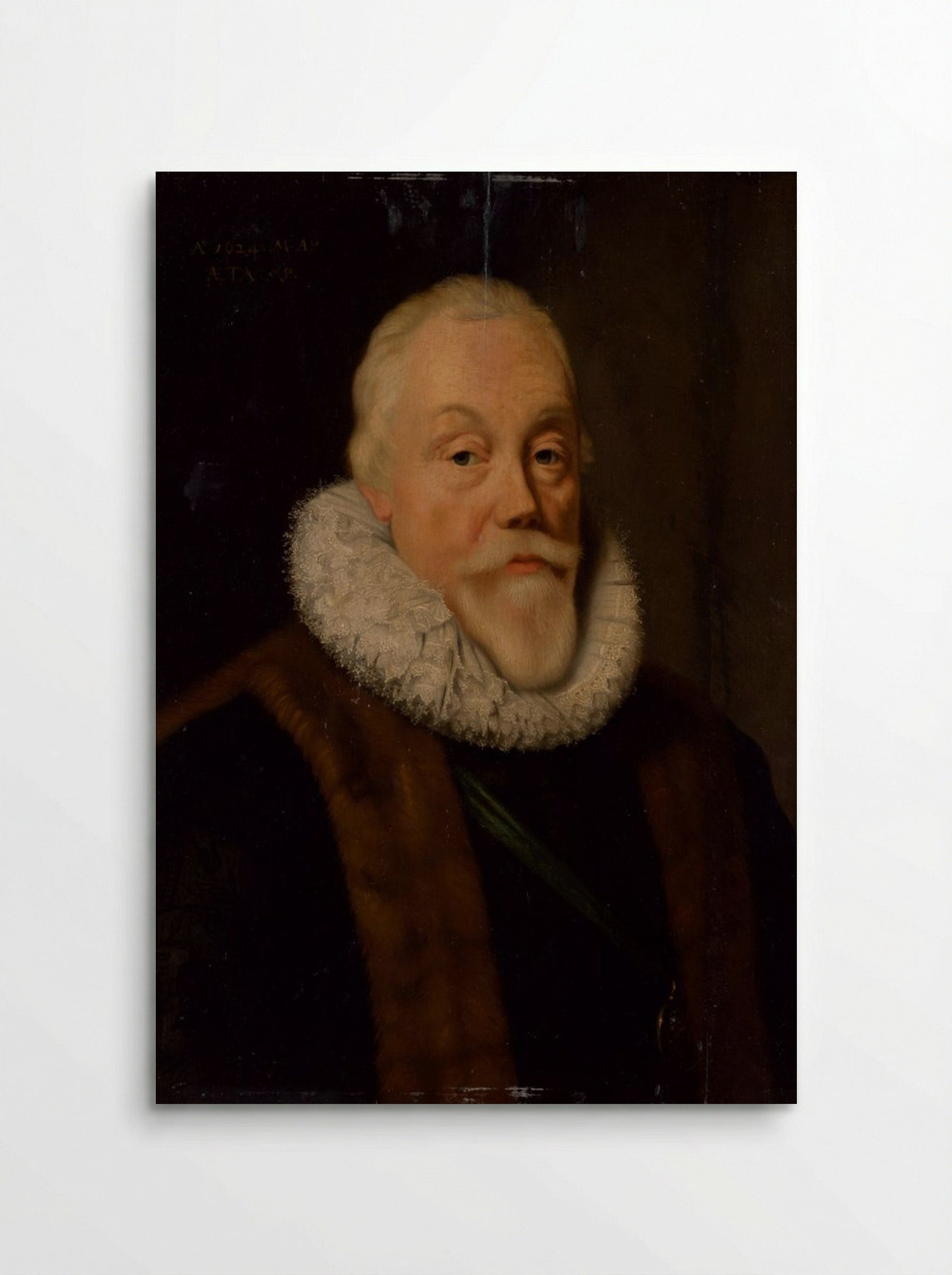 Portrait of a Nobleman, Aged 58 - Michiel Jansz. van Mierevelt - Poster