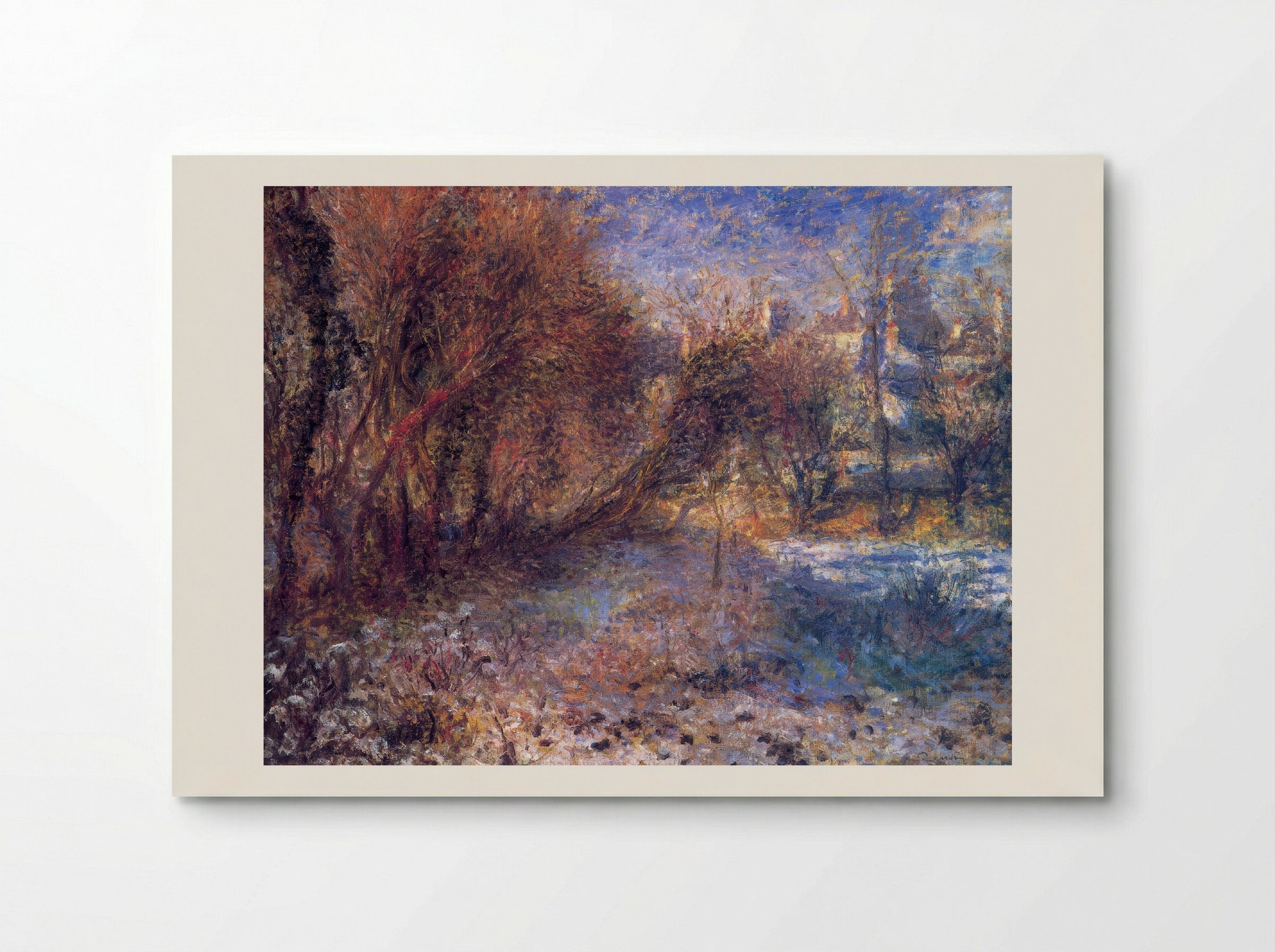 Landscape with Snow - Claude Monet - Poster