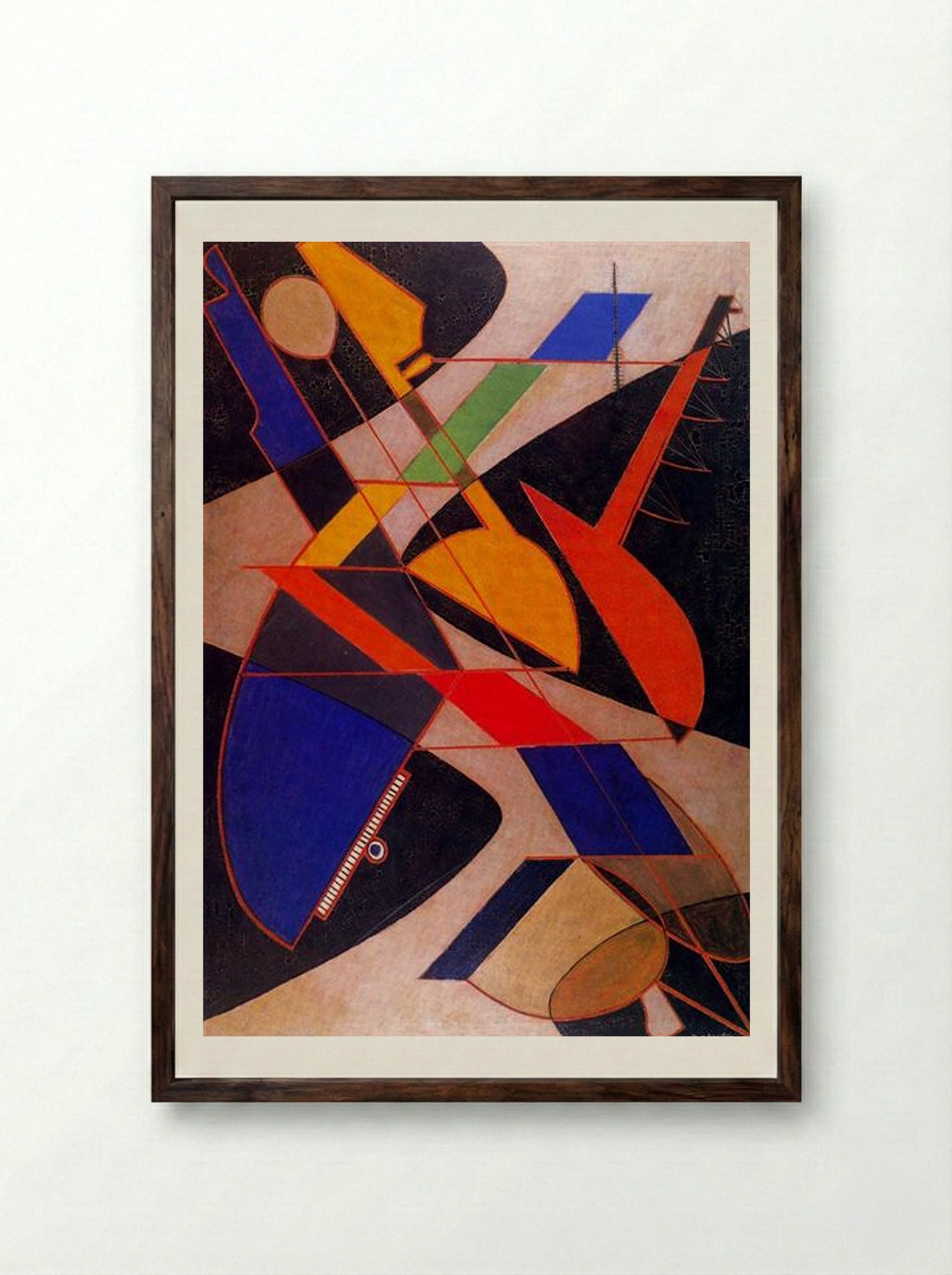 Orquesta Sinfonica - Man Ray - Framed Print Dark Wood