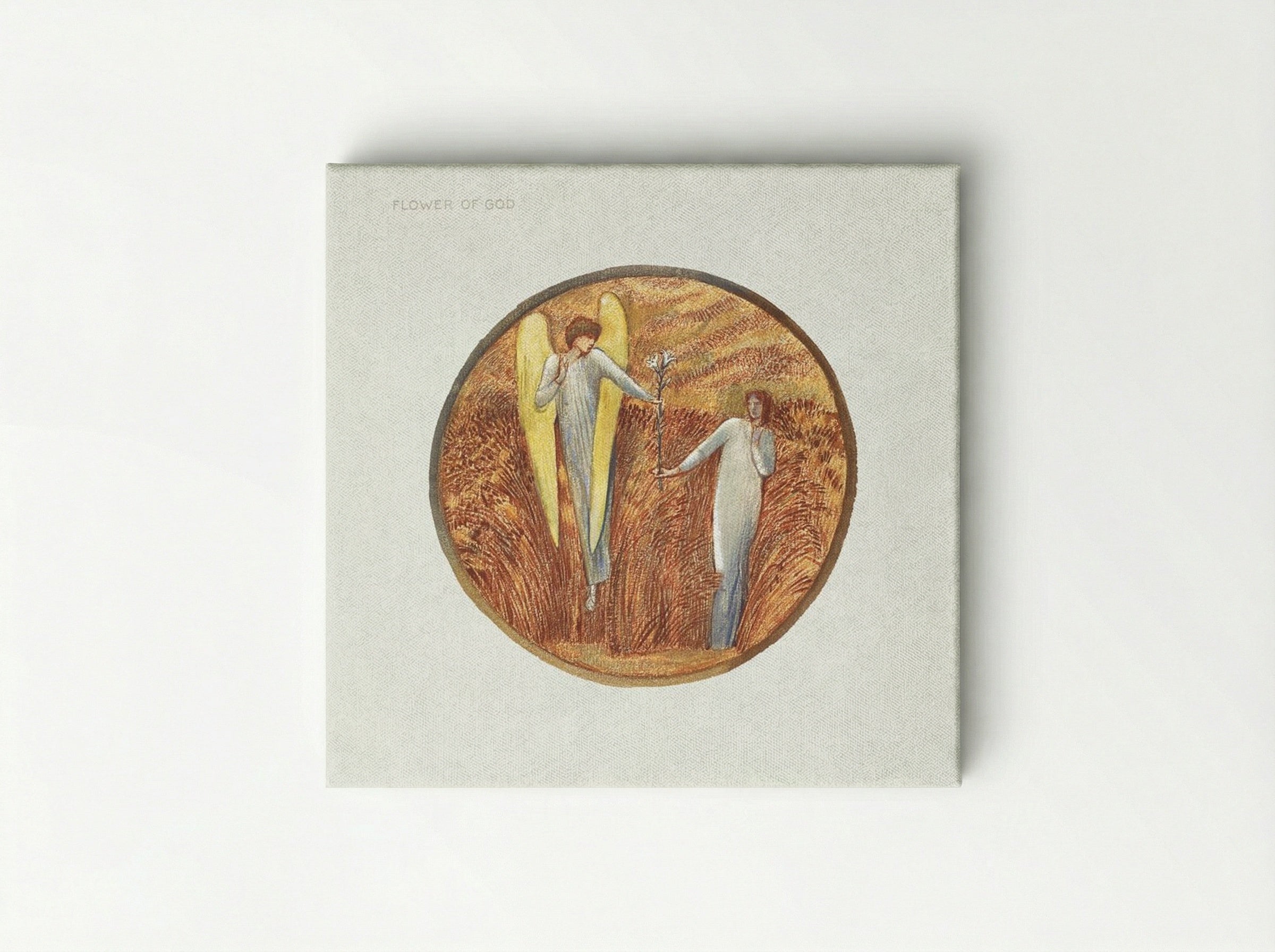 Flower of God - Edward Burne-Jones - Canvas