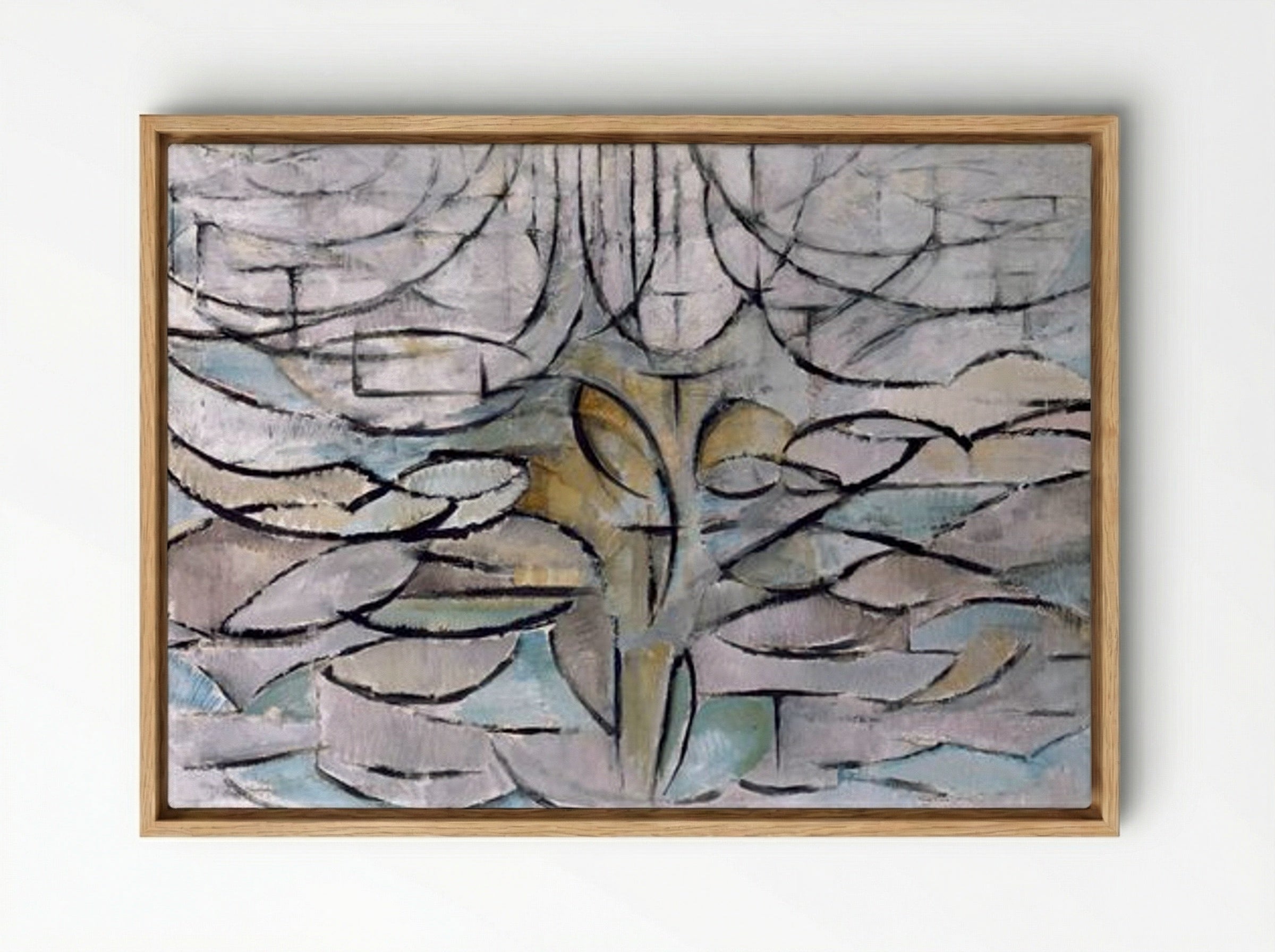 The Flowering Apple Tree - Piet Mondrian - Framed Canvas Wood