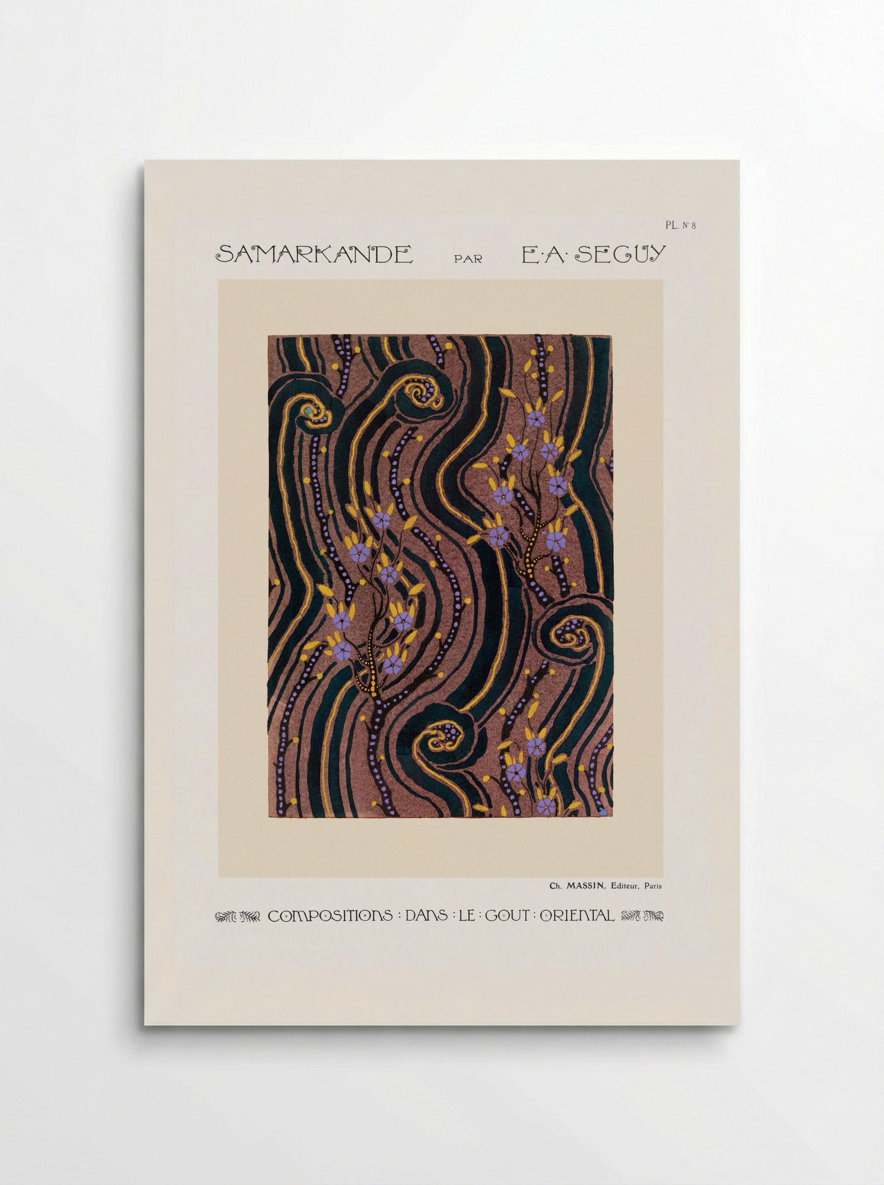 Samarkande (Plate 8, Compositions in the Oriental Style) - Émile-Allain Séguy - Poster
