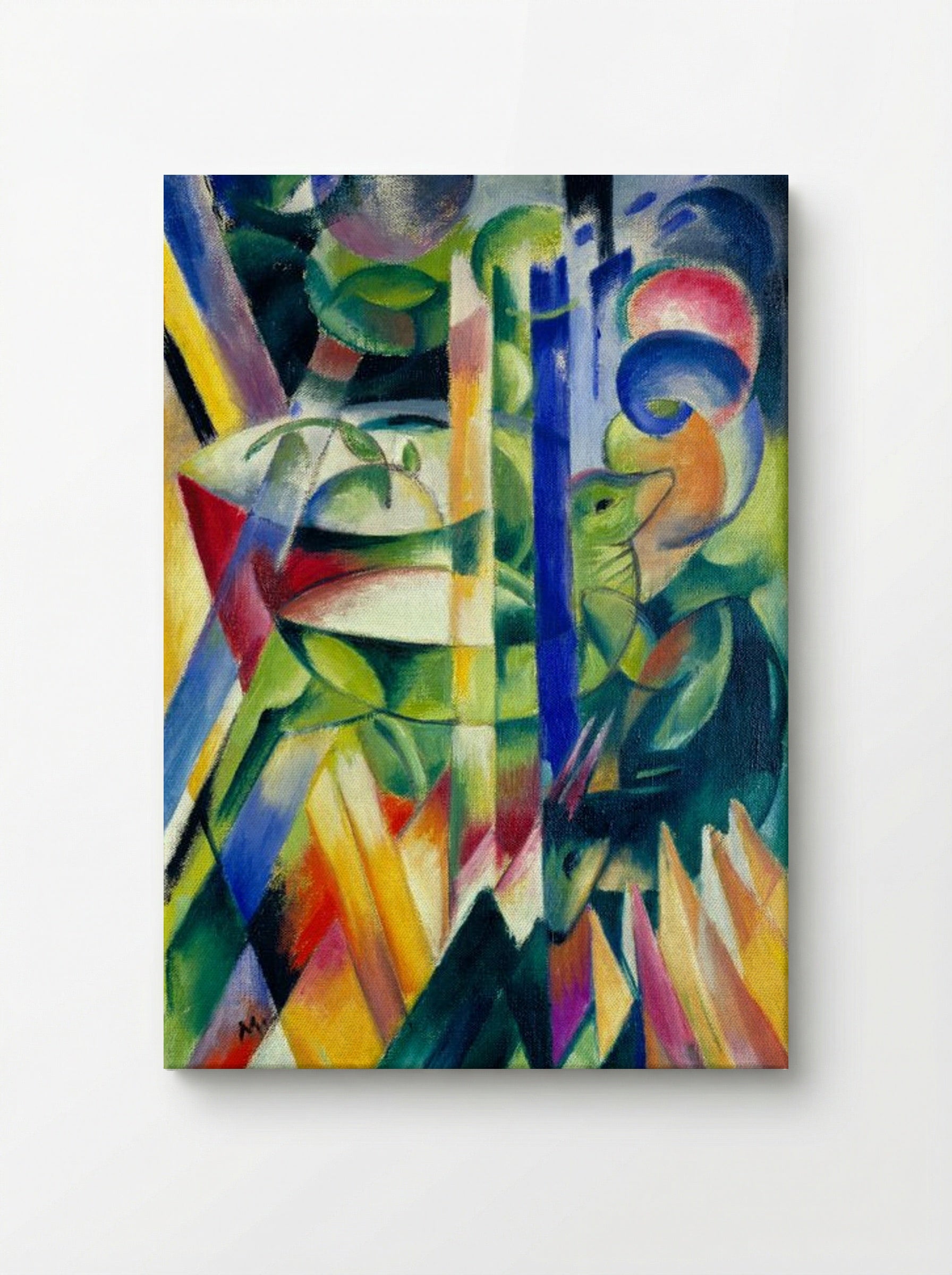 The Little Mountain Goats - Franz Marc - Canvas