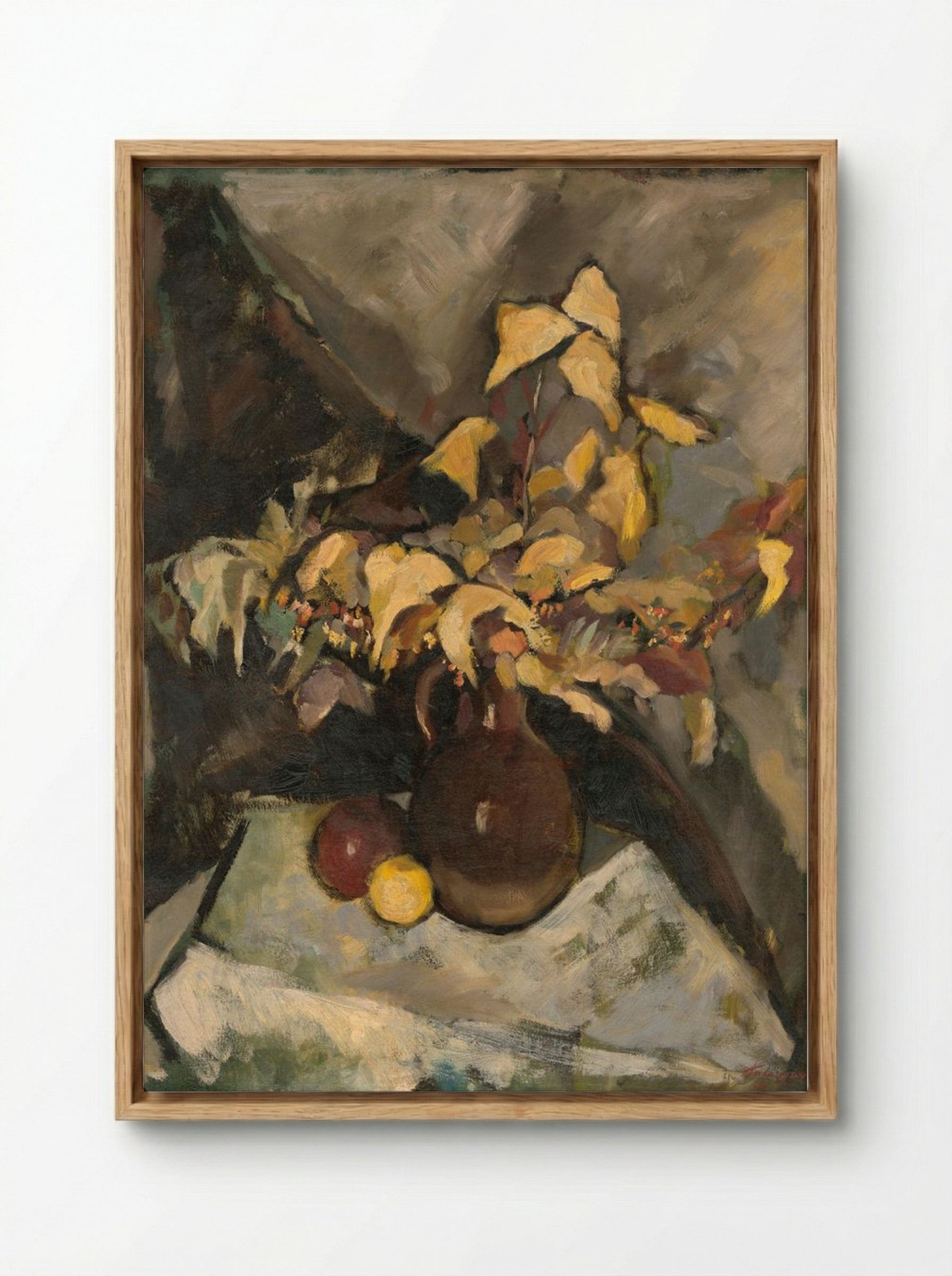Autumn Still Life - Zolo Palugyay - Framed Canvas Wood