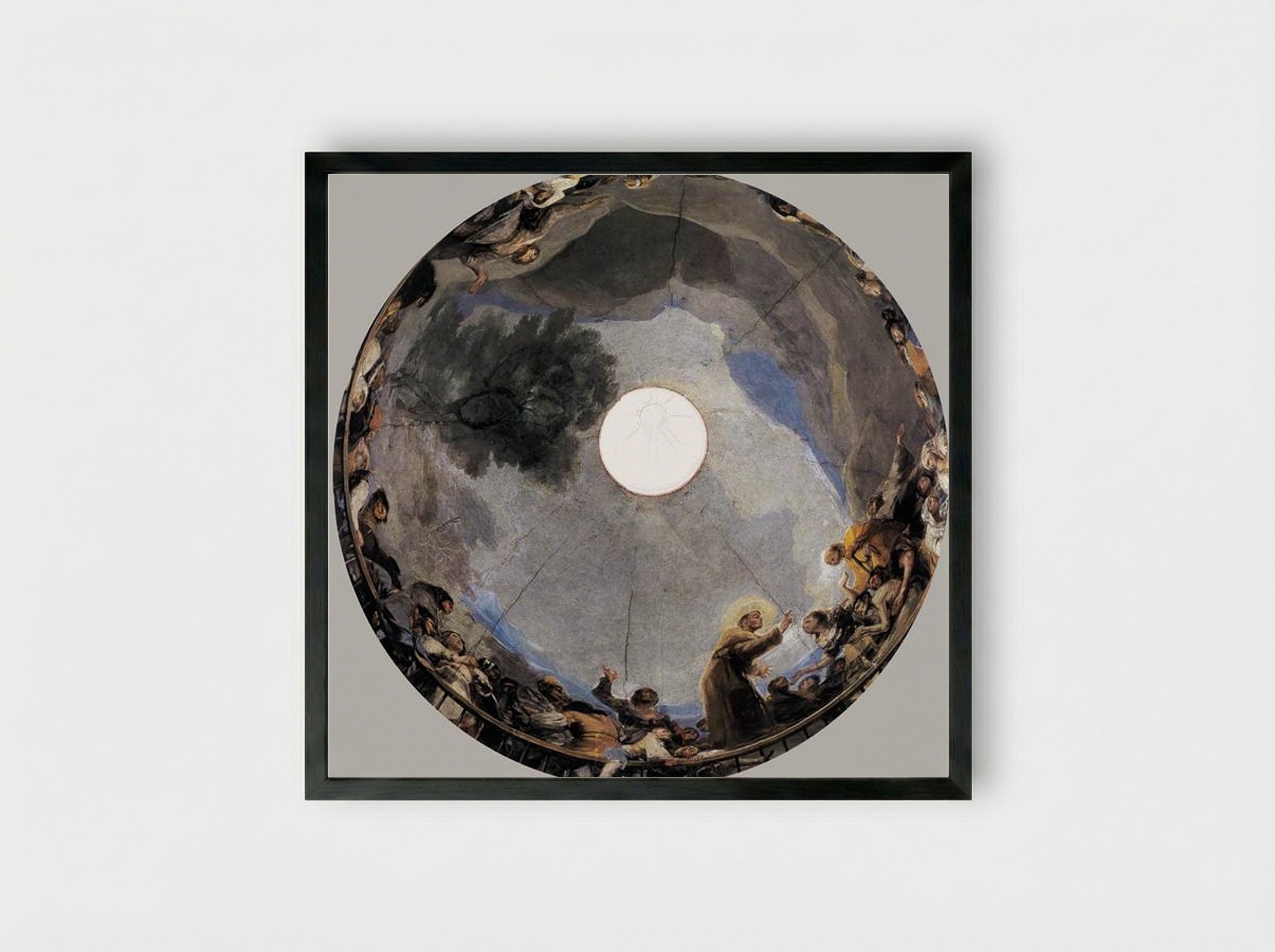 The Miracle of St. Anthony - Francisco Goya - Framed Print Black